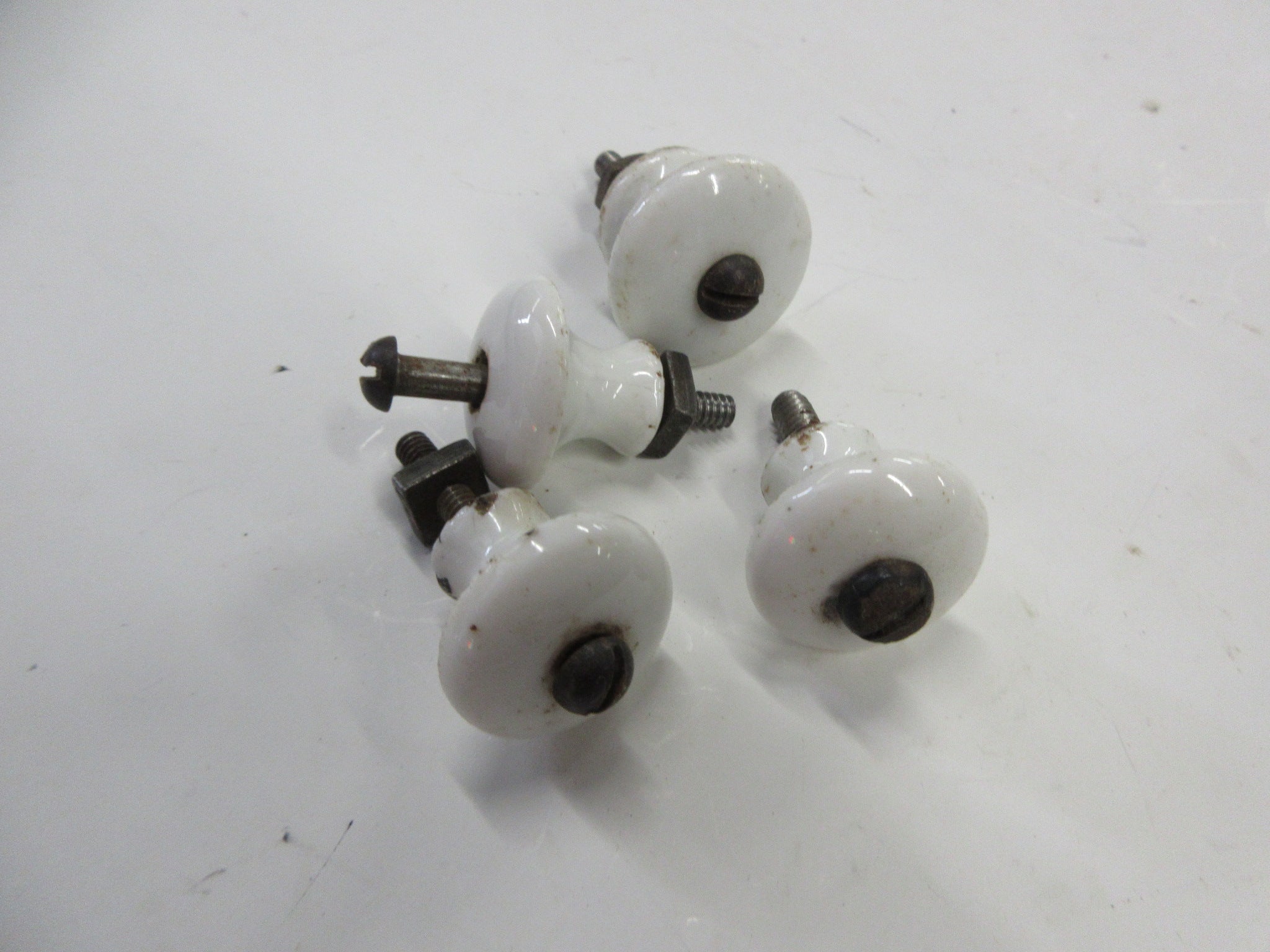 Vintage Ceramic Drawer Pulls (Set of 4)