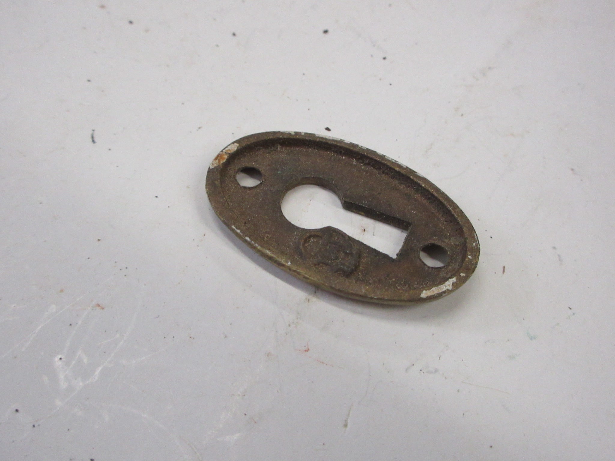 Vintage Brass Key Plate