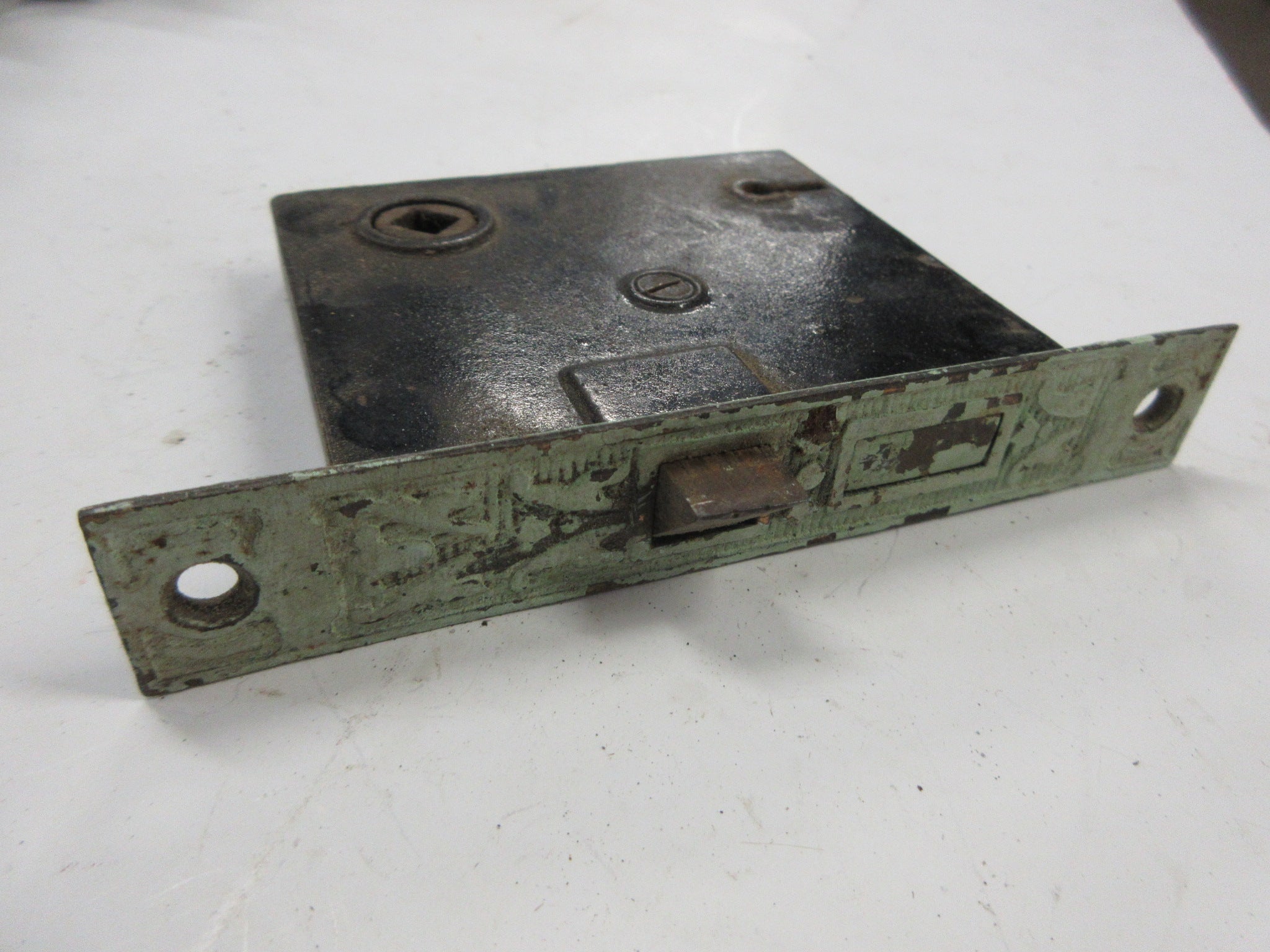 Mortise Box with Decorative Plate