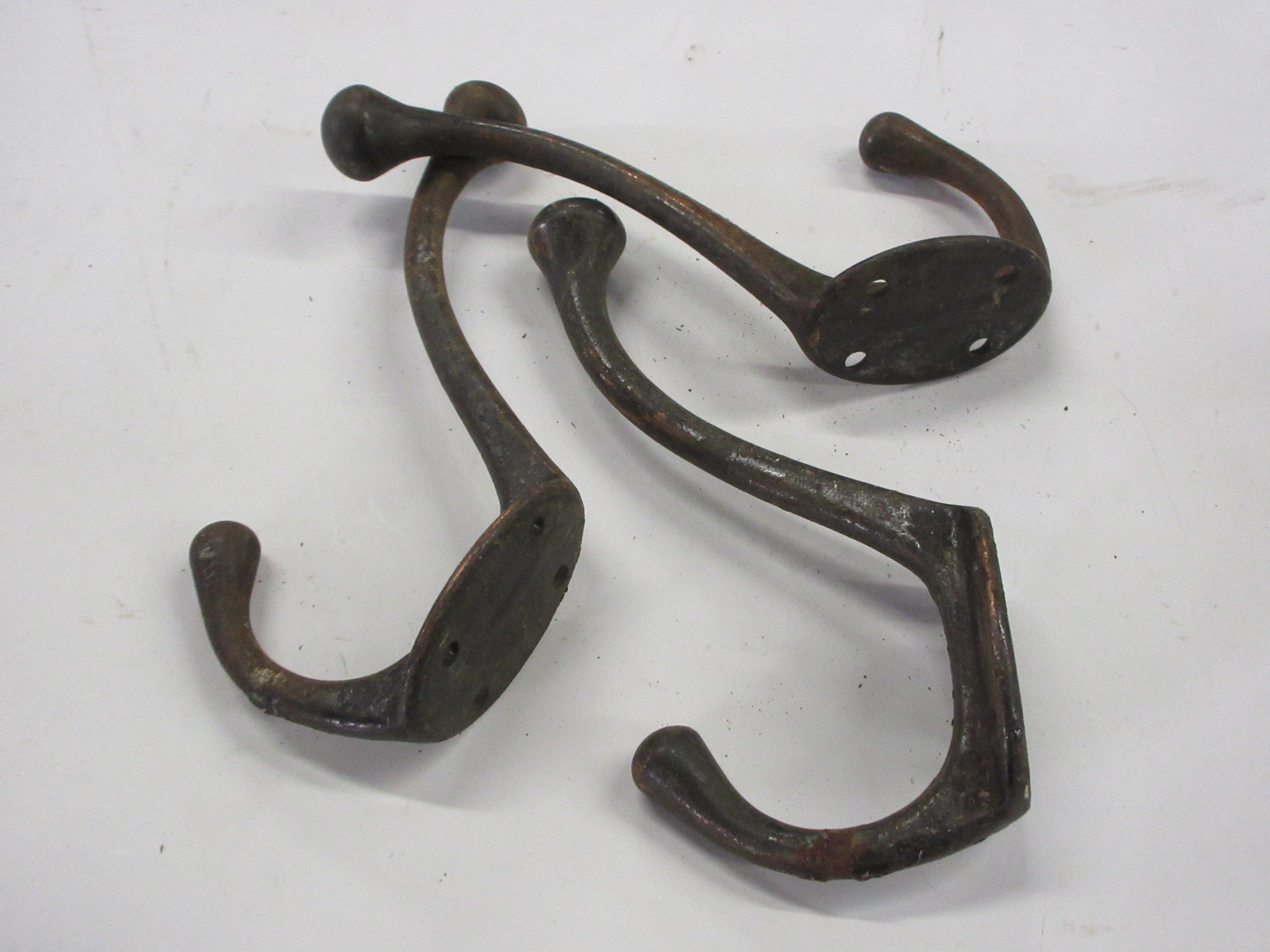 Oversized Vintage Double Hooks (Set of Three)