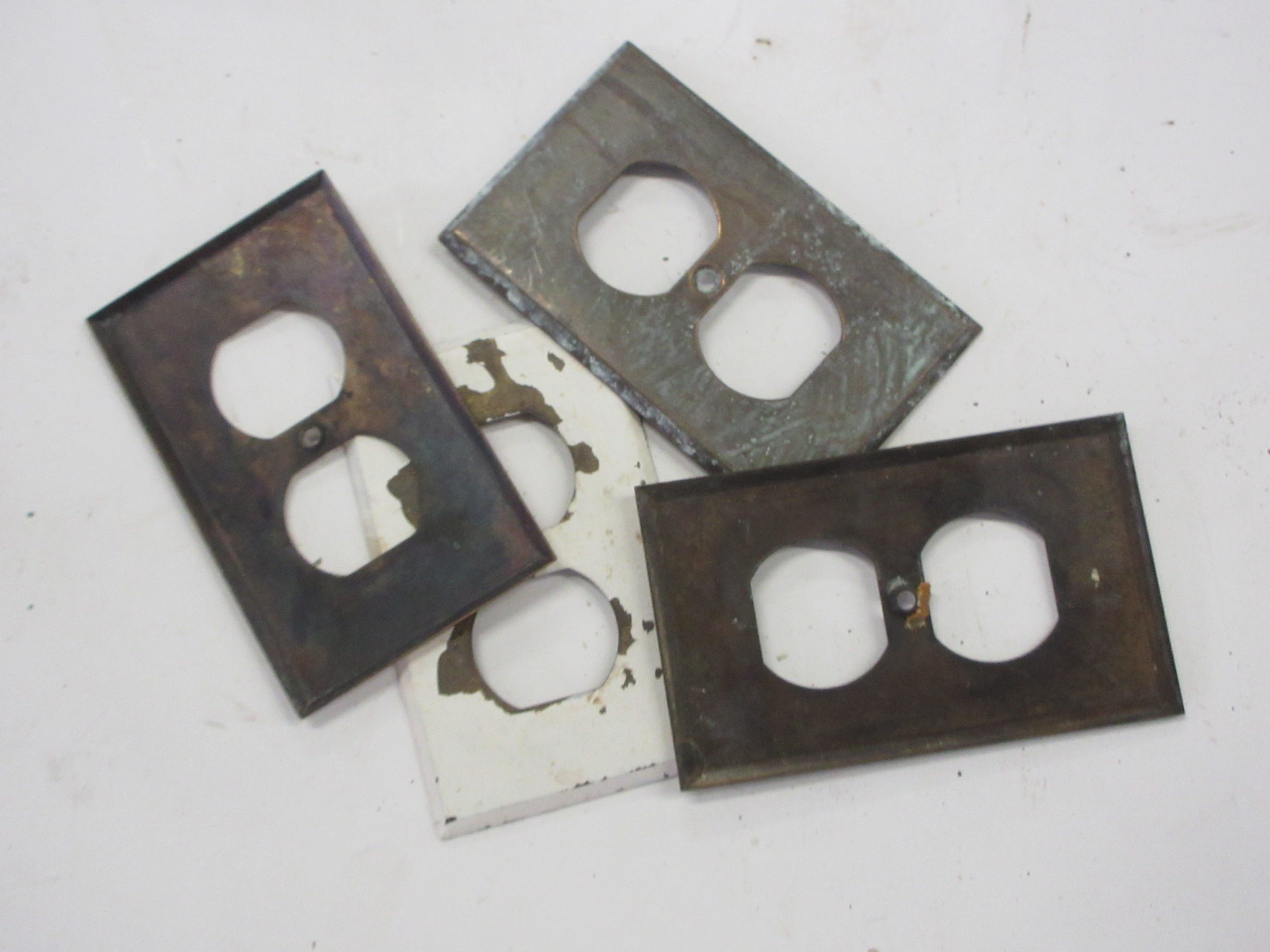 Vintage Outlet Cover Plates (Set of Four)