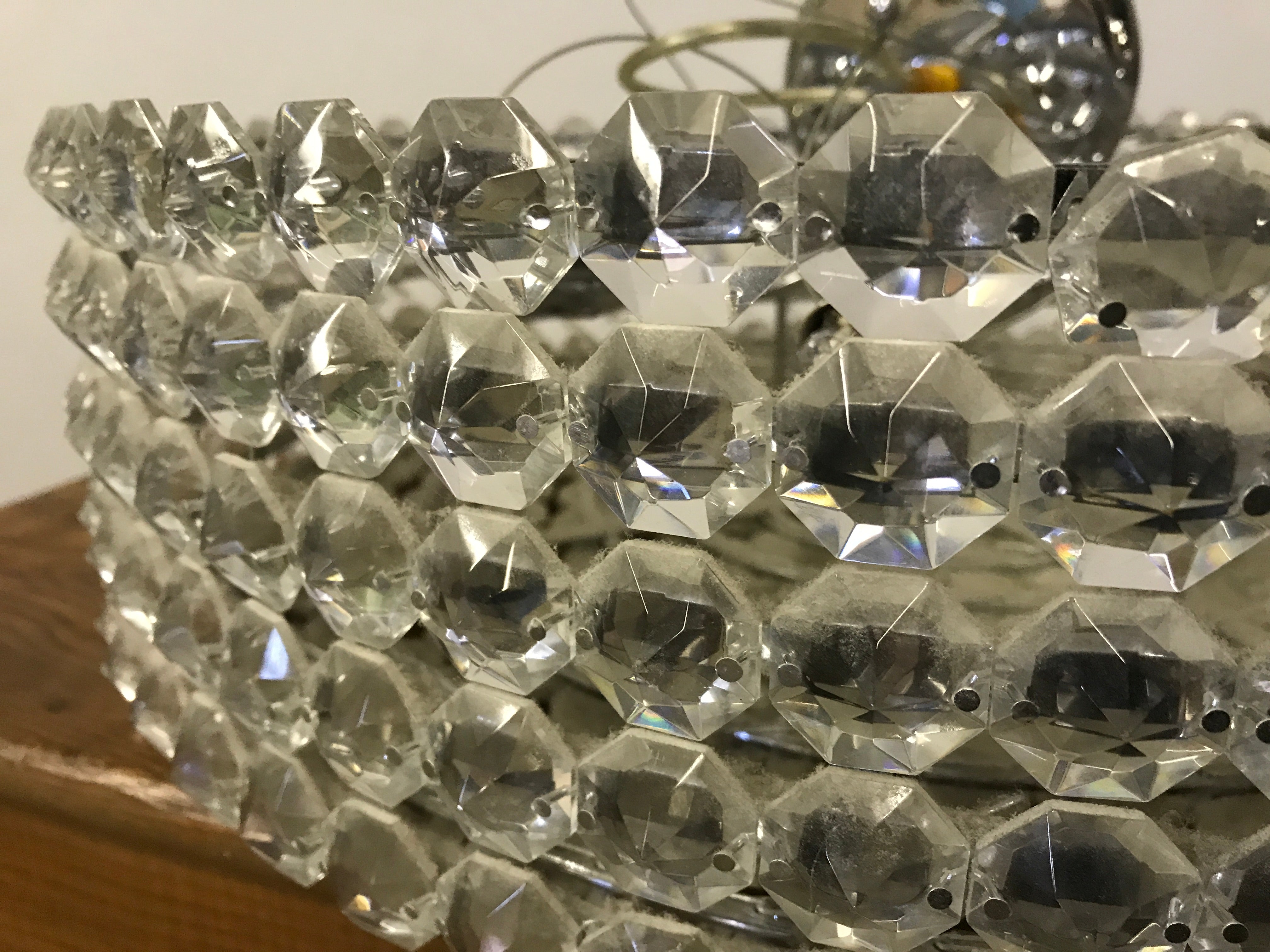 Crystal Pendant Light 21” Round