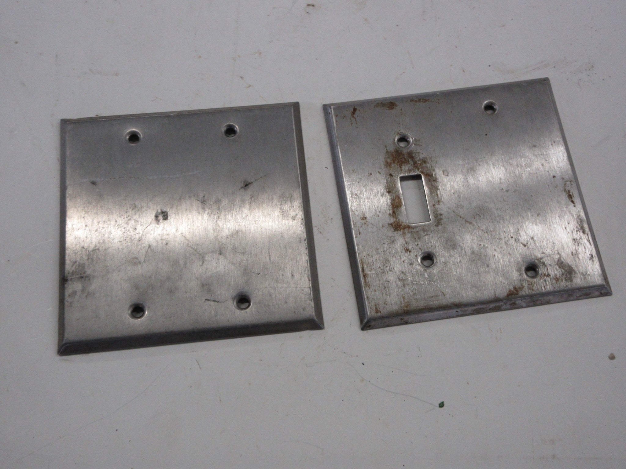 Metal Electrical Plate Covers (Set of Two)