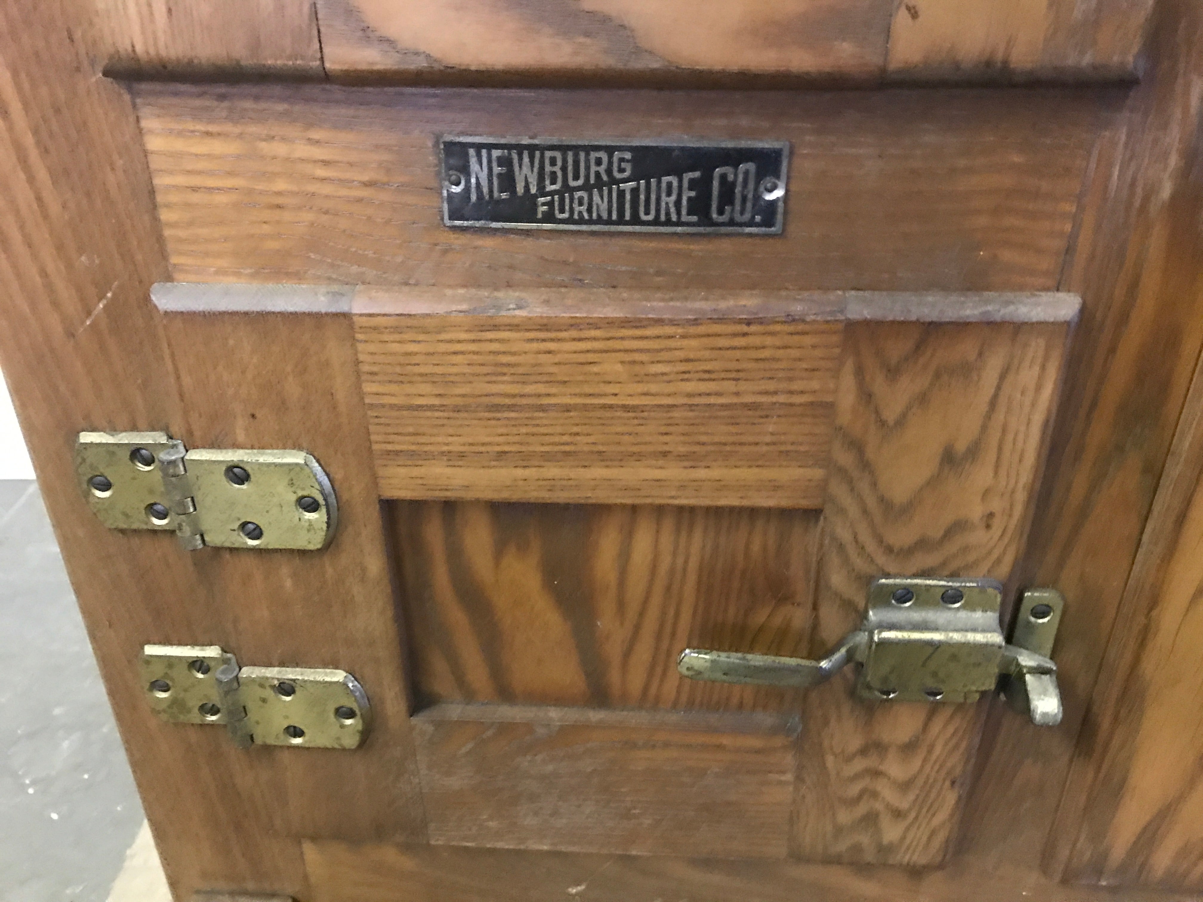Newburg Furniture Company Vintage Ice Chest