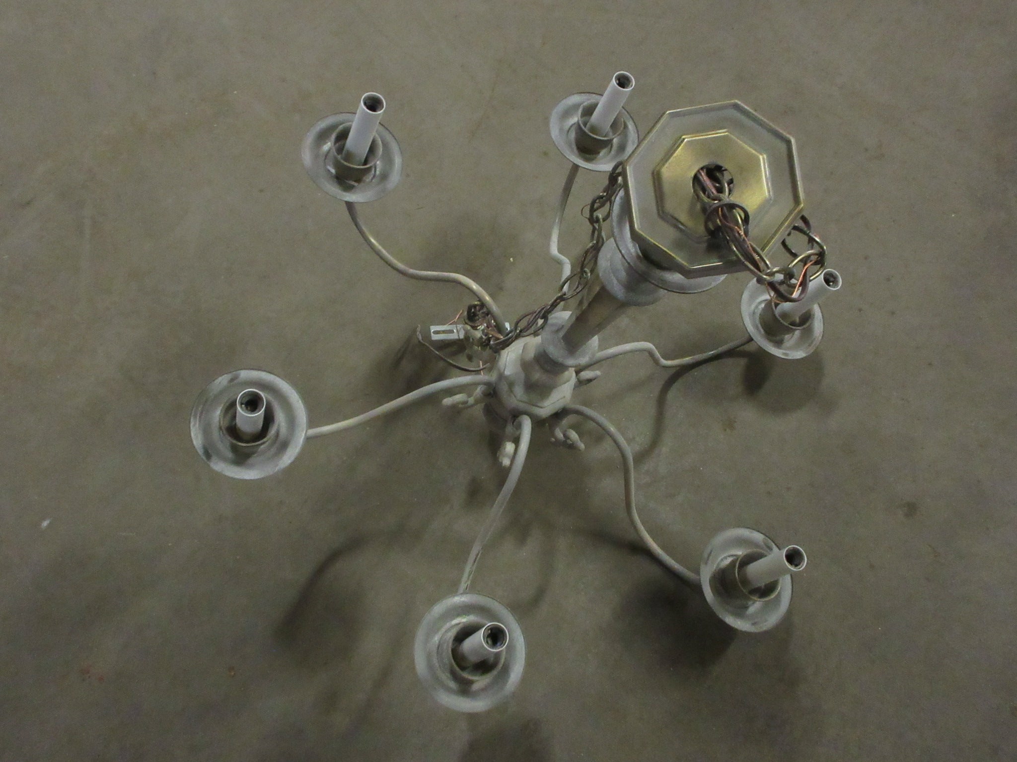 Six Light Candelabra Style Chandelier