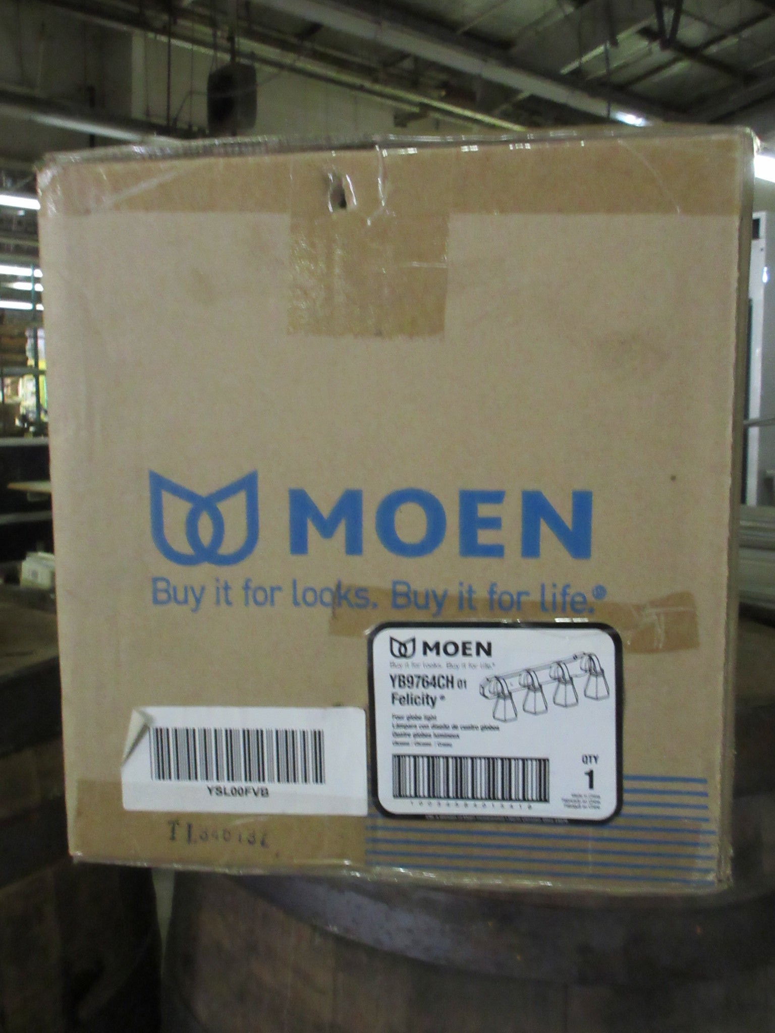 Moen Felicity Four Bulb Chrome Finish Bar Light