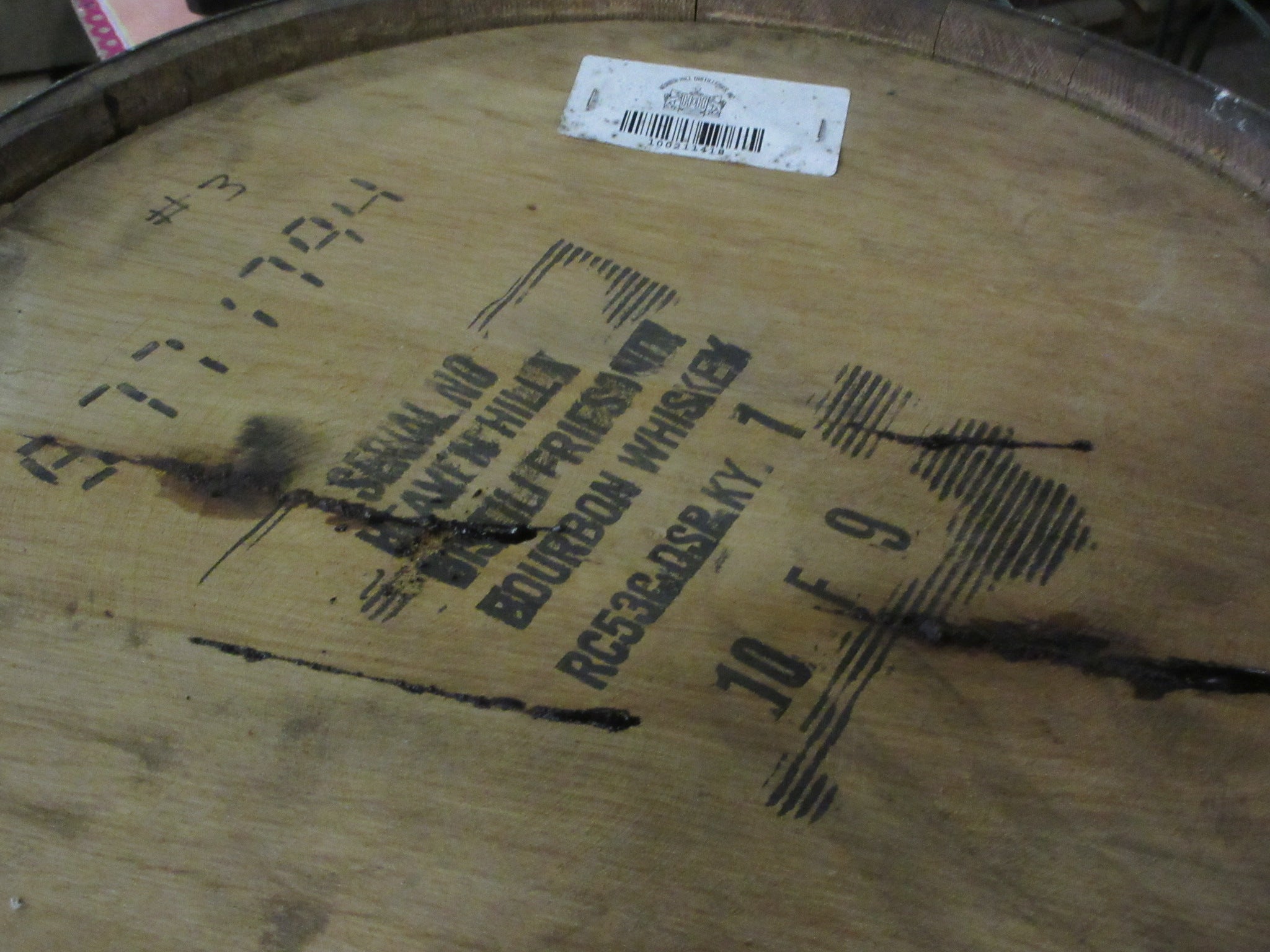Wooden Whiskey Barrel