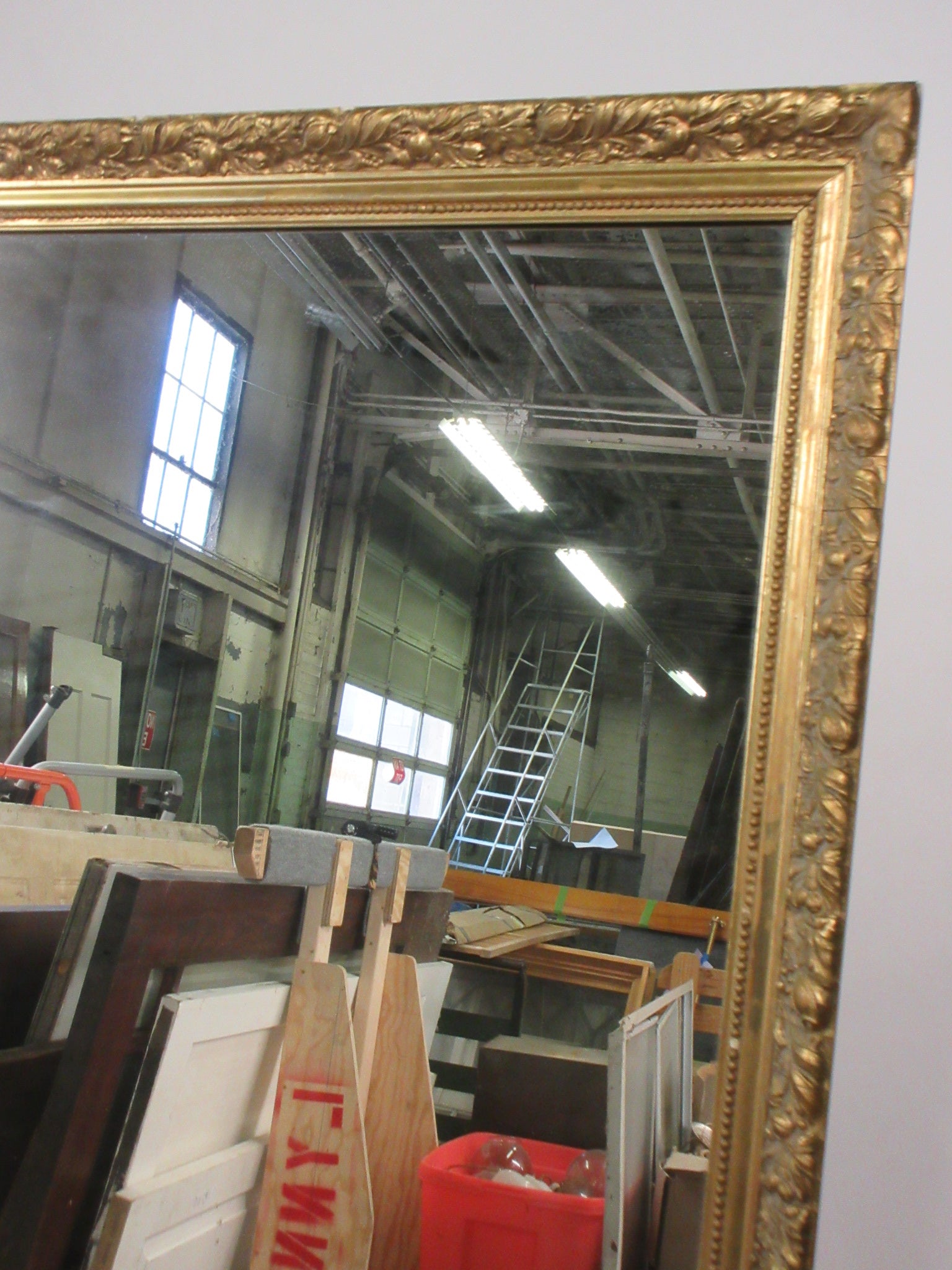 Gold Gallery Frame Mirror 36" x 52"