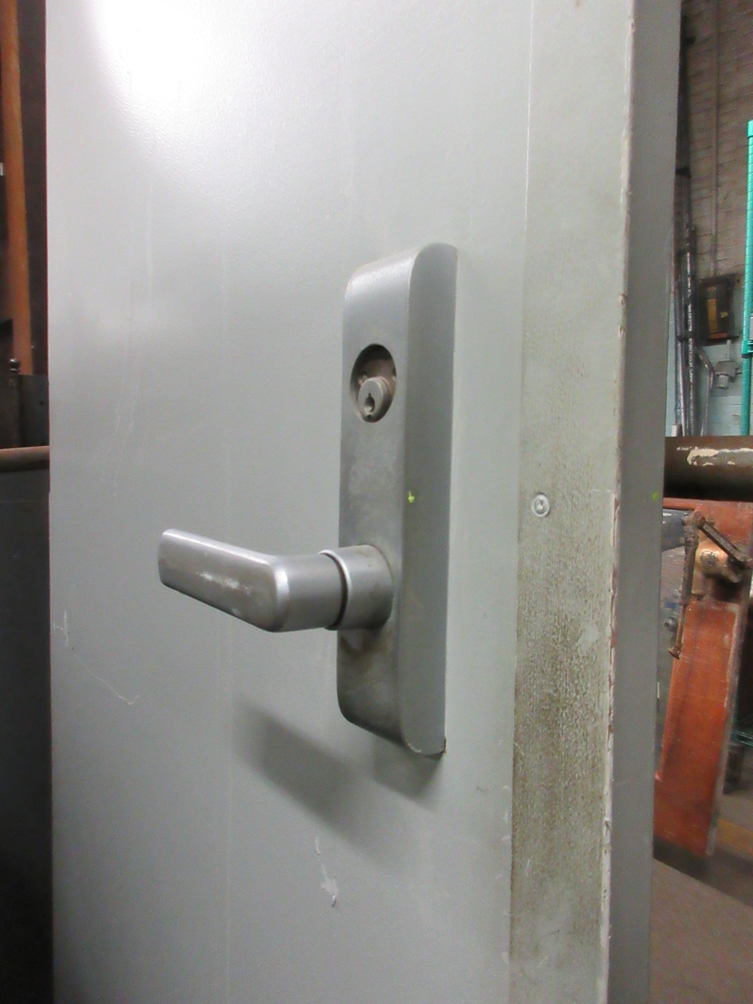 Pair of Metal Commercial 3 Hr. Fire Rated Push Doors (Set of Two)