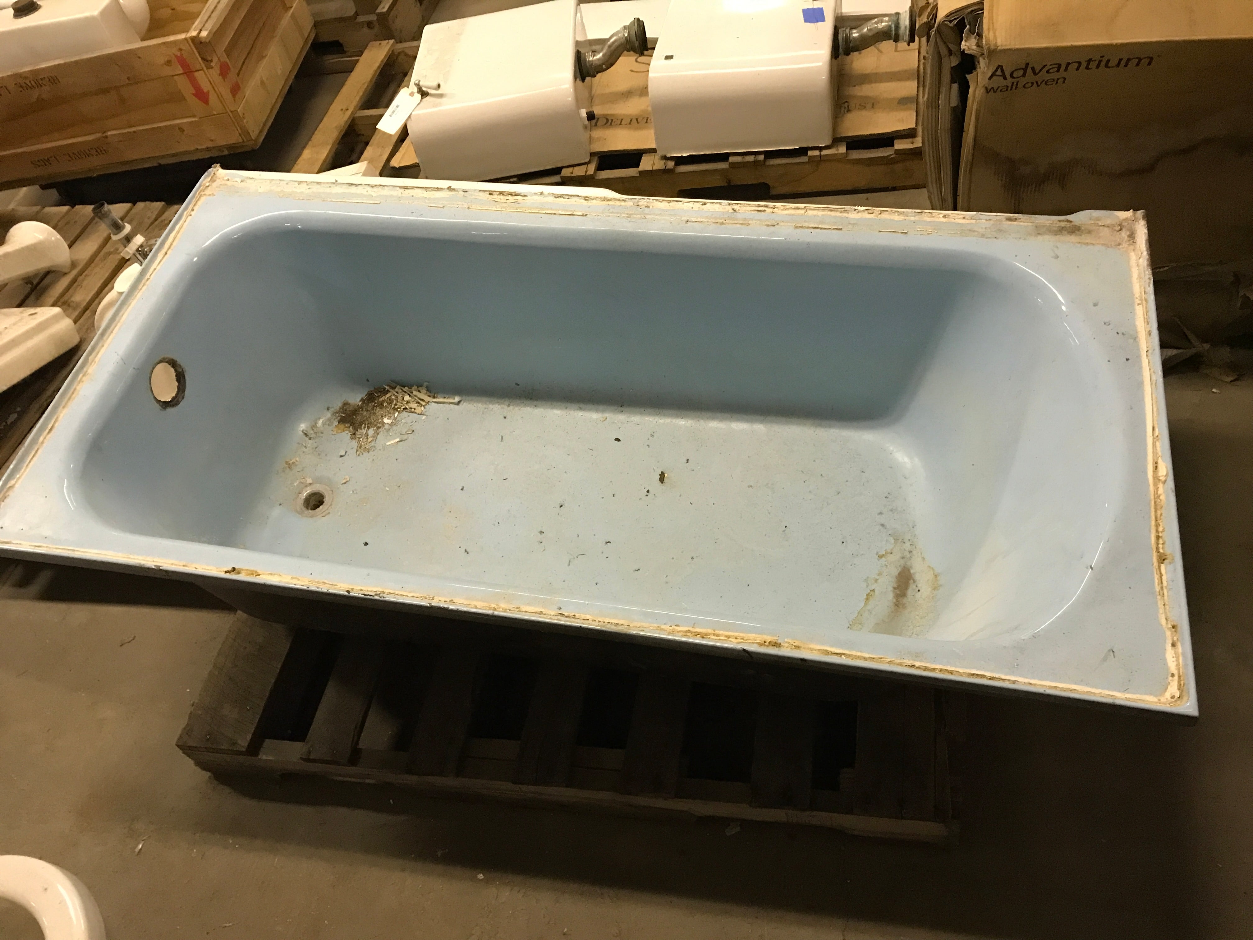 Cast Iron Tub 60" - Blue