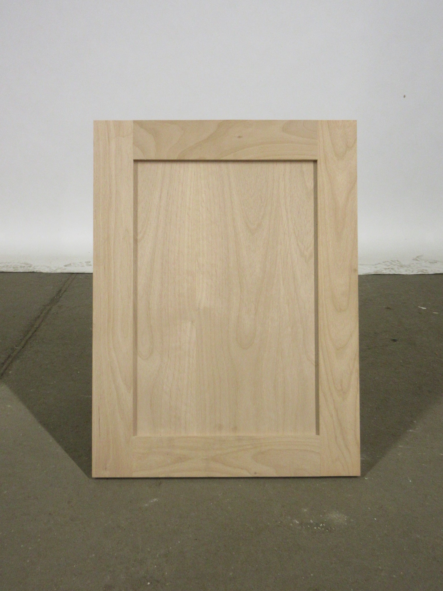 Unfinished Shaker Cabinet Door 17 1/2"W x 23 1/2"H