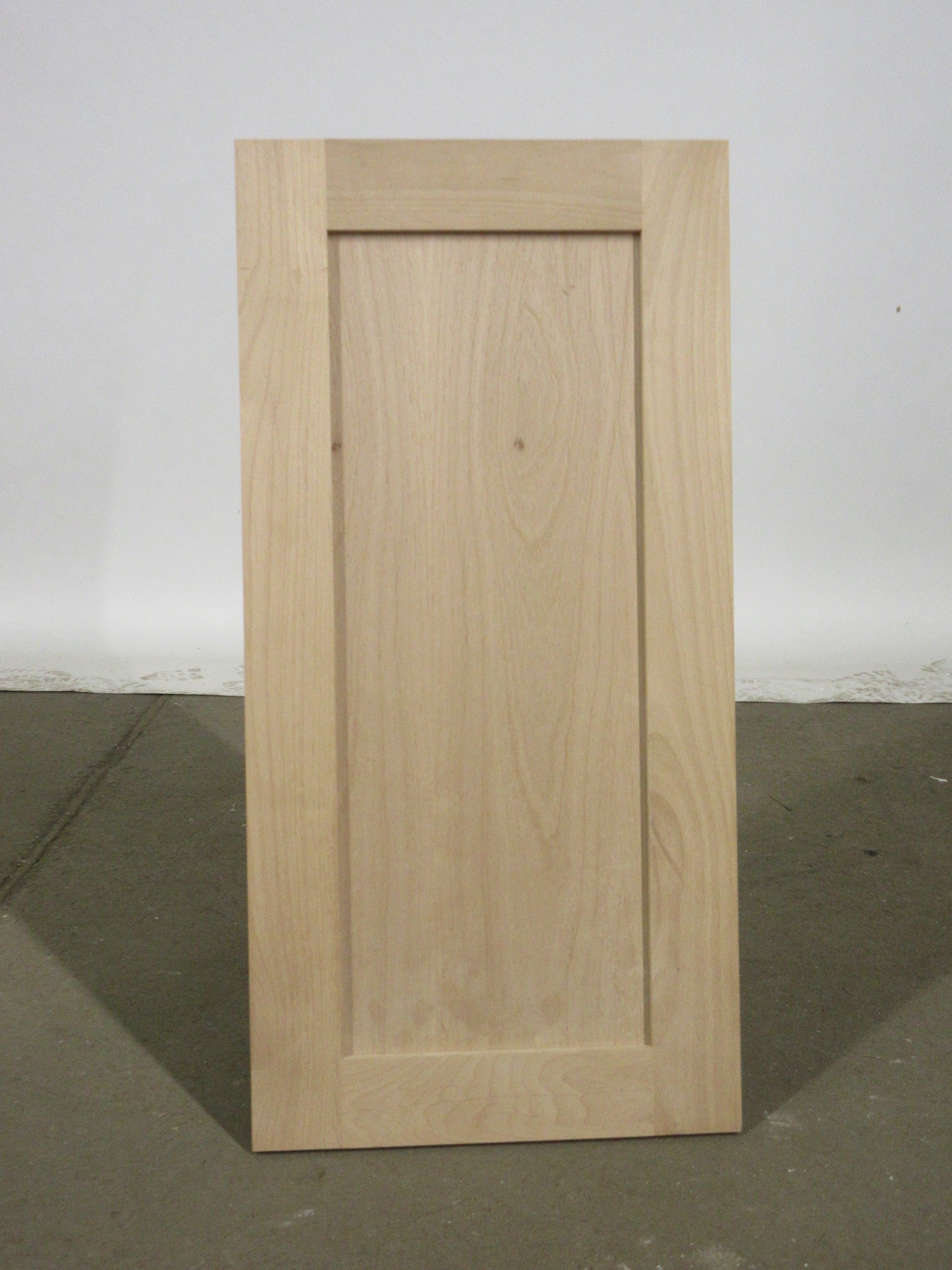 Unfinished Shaker Cabinet Door 14 1/2"W x 29 1/2"H