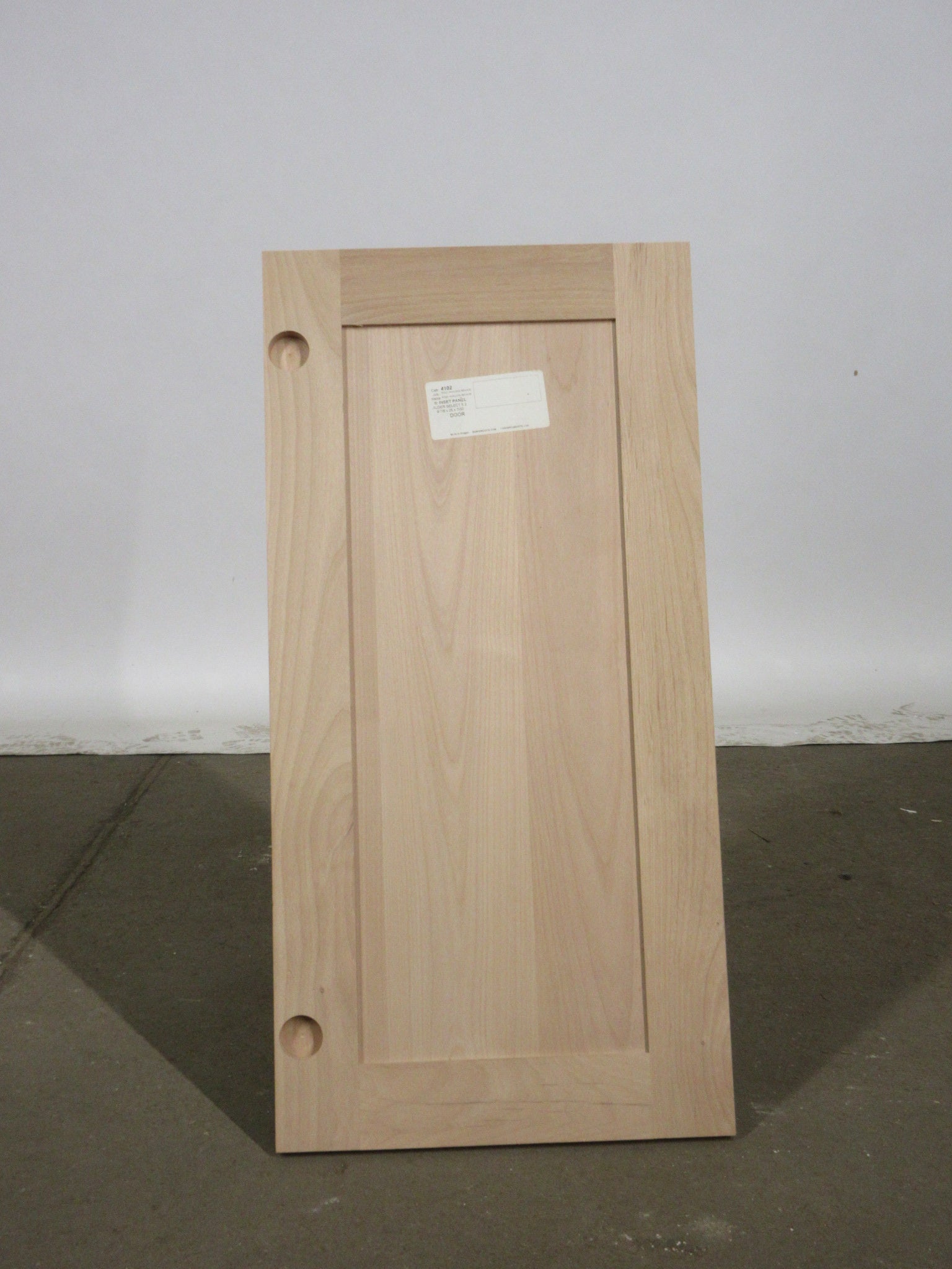 Unfinished Shaker Cabinet Door 14 1/2"W x 29 1/2"H