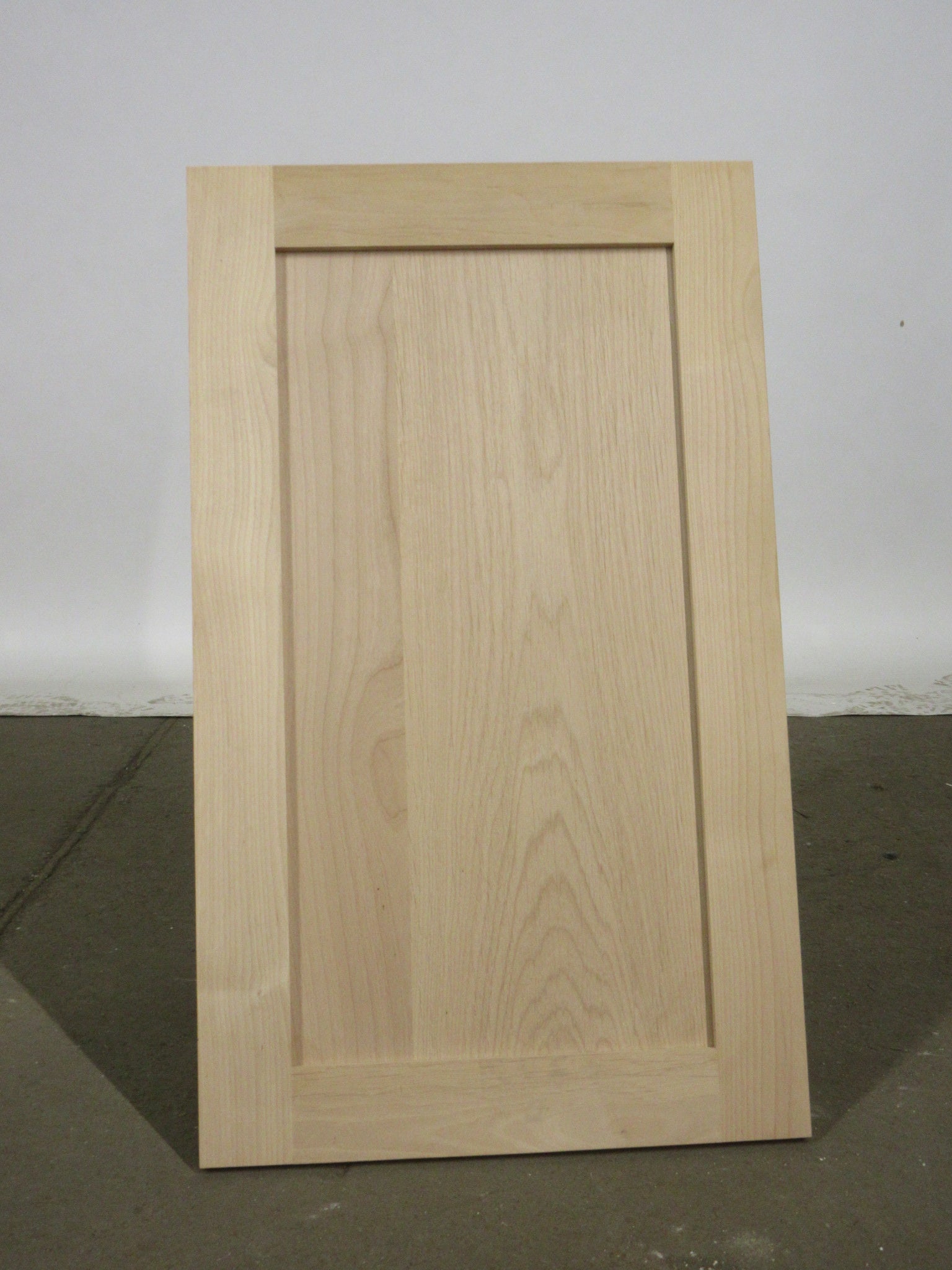 Unfinished Shaker Cabinet Door 17 1/2"W x 29 1/2"H