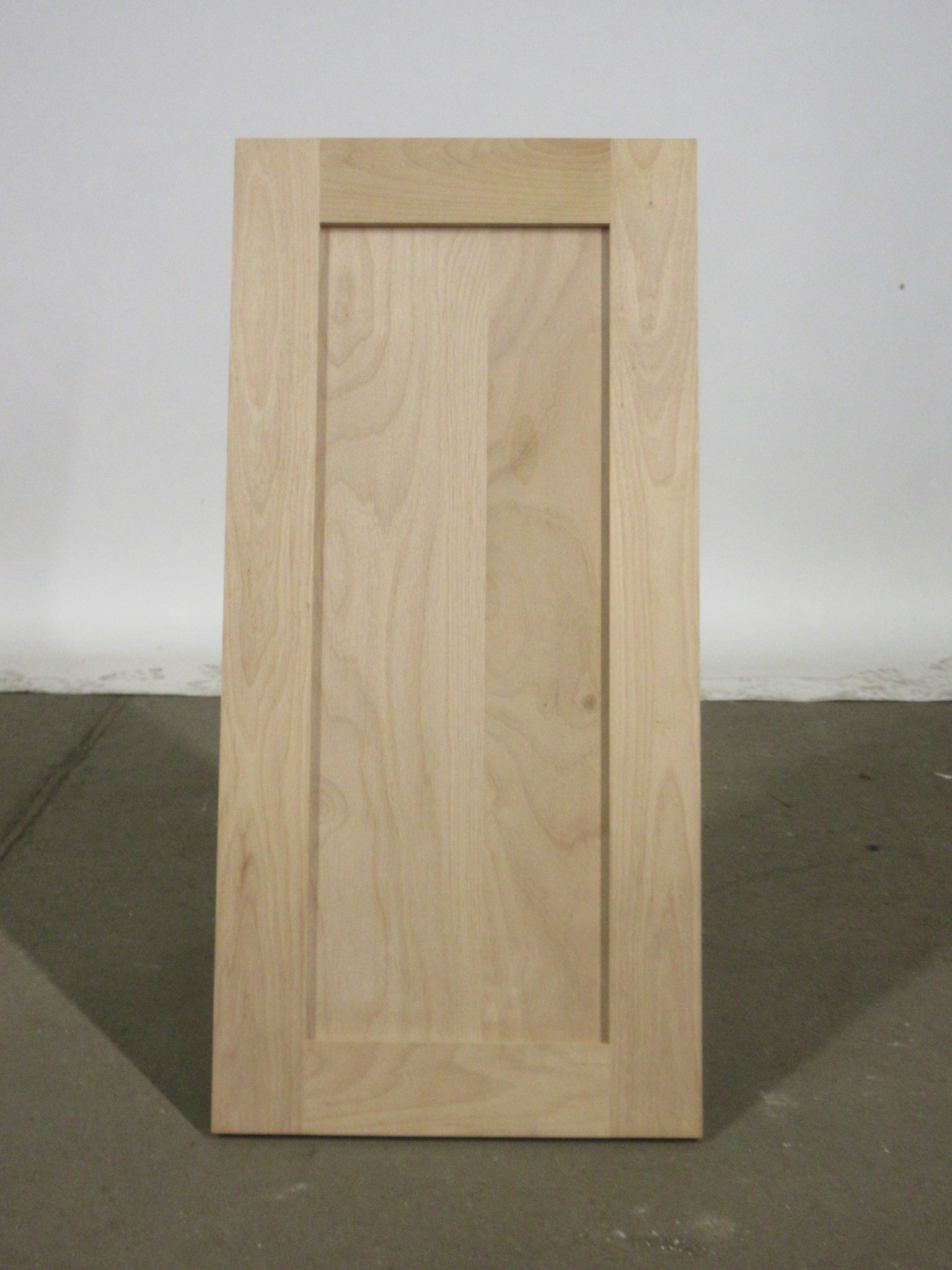 Unfinished Shaker Cabinet Door 14"W x 29 1/2"H