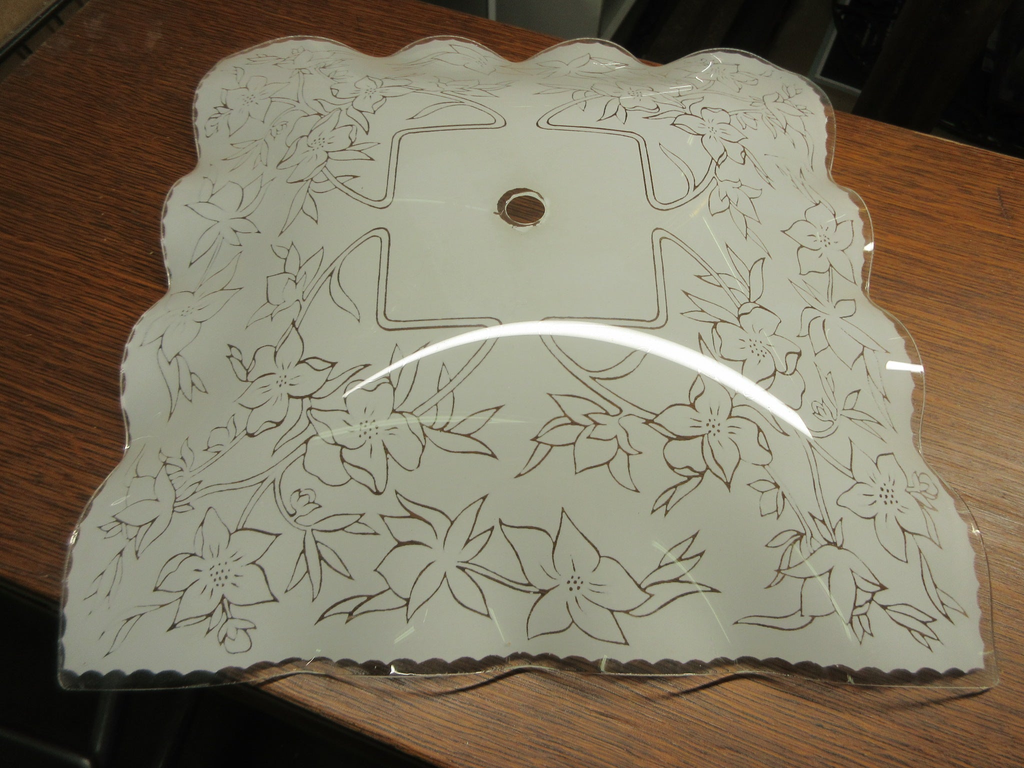 Antique Glass Lighting Shade 11 1/2" (GL 202-061722-4)