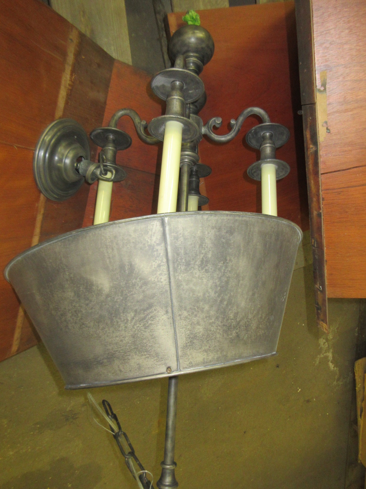 Single Shade Chandelier- Bouteille Style