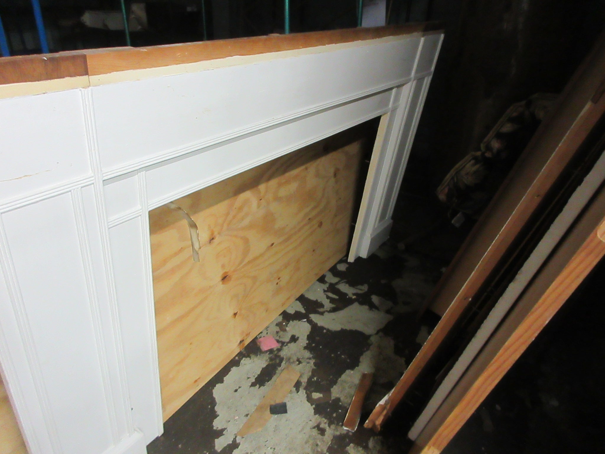 Reclaimed Wood Mantle