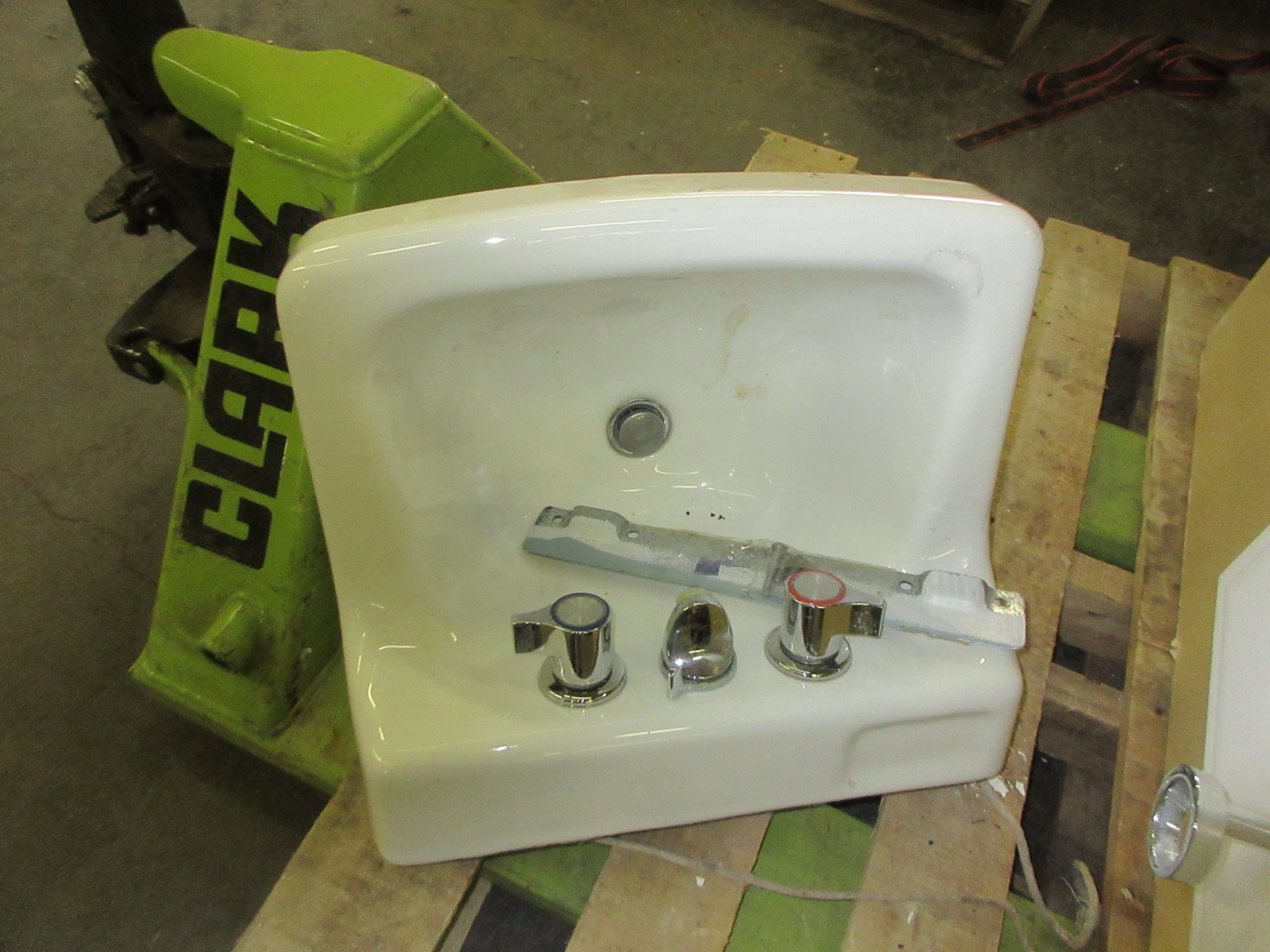 Cast Iron Sink- Wall Mount - 18W x 16D
