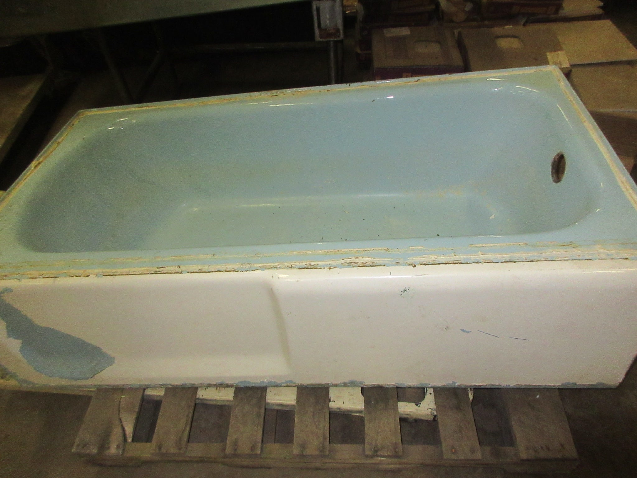 Cast Iron Tub 60" - Blue