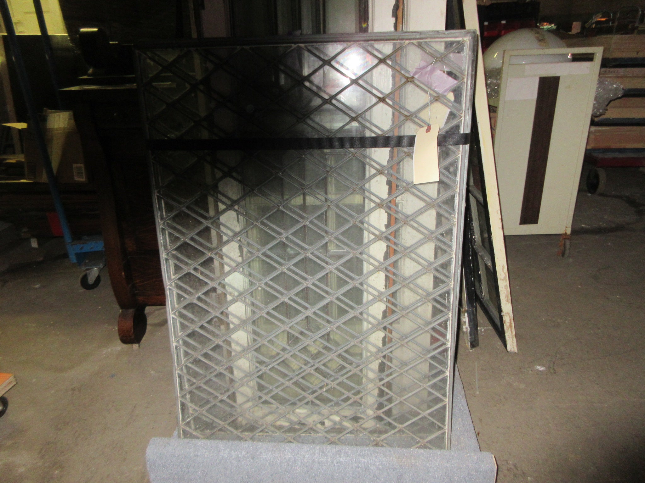 Leaded Glass Window  27 1/2" x 39"