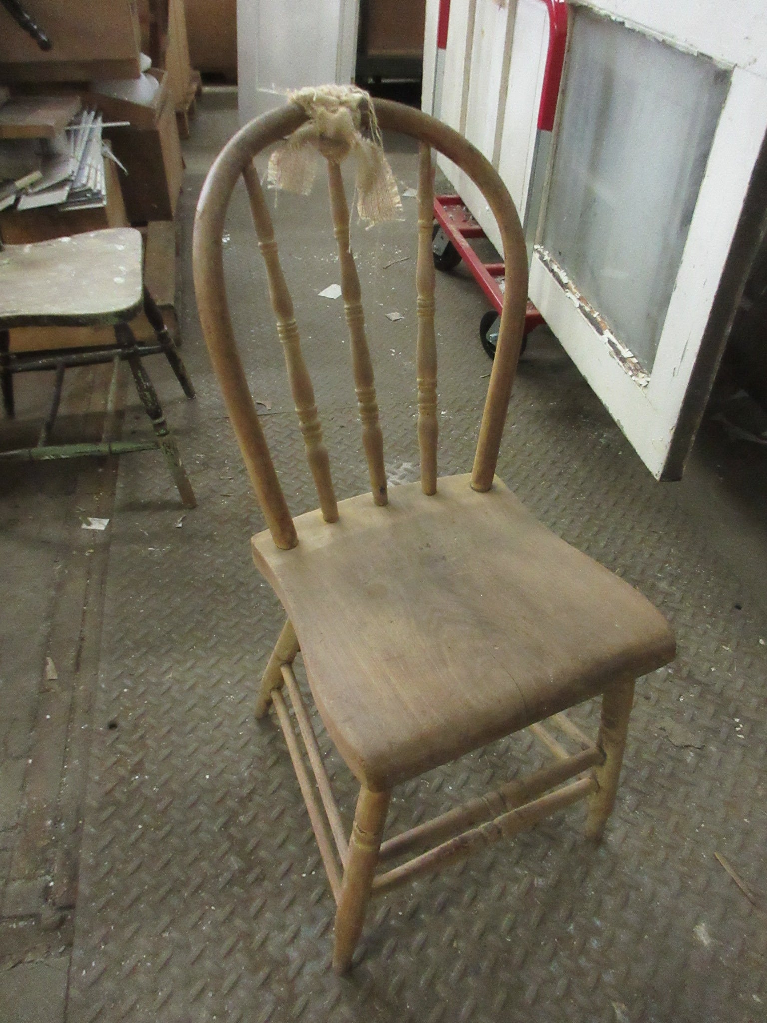 Wooden Spindleback Chair