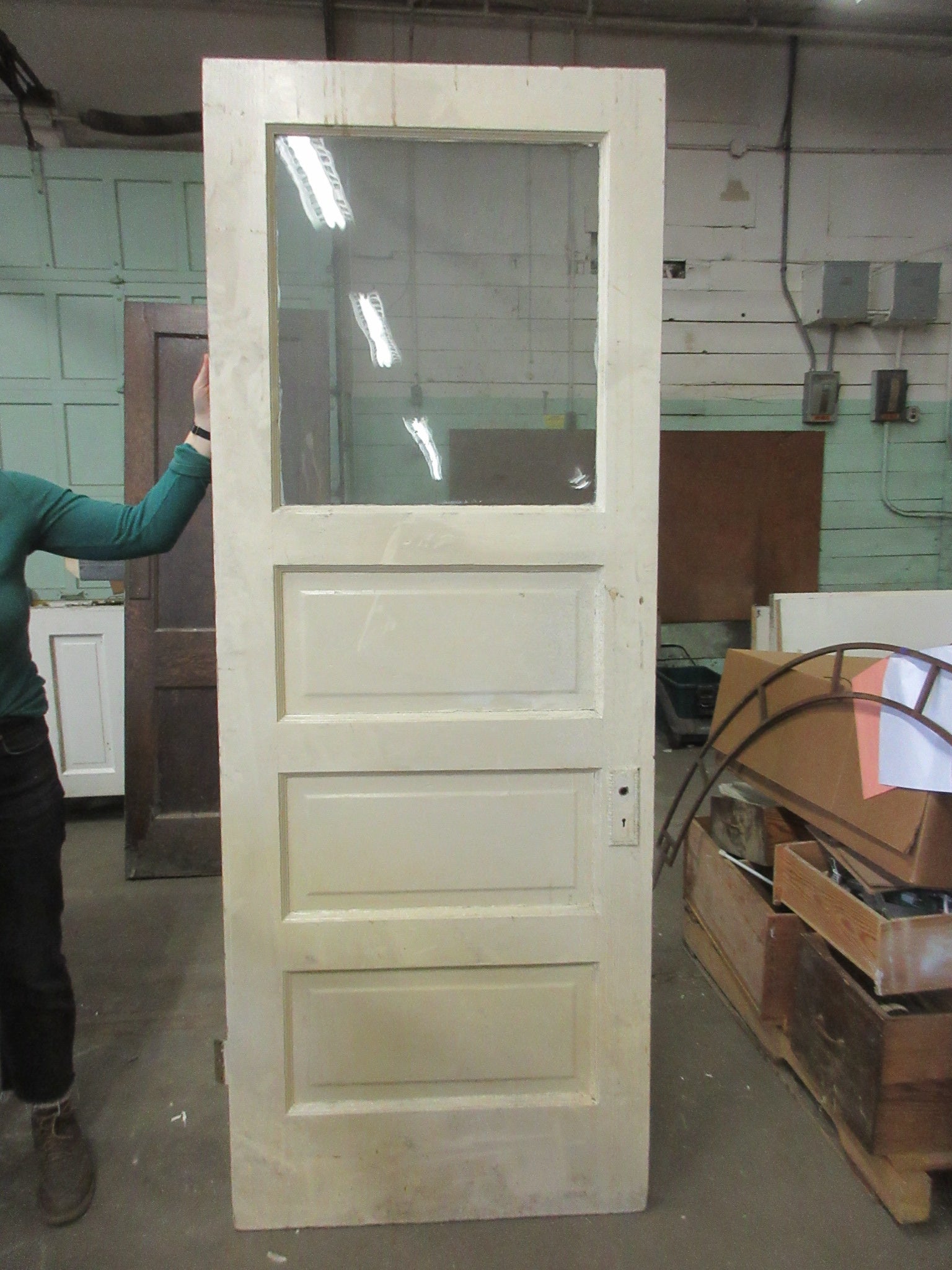 Three Panel Entry Door with Window