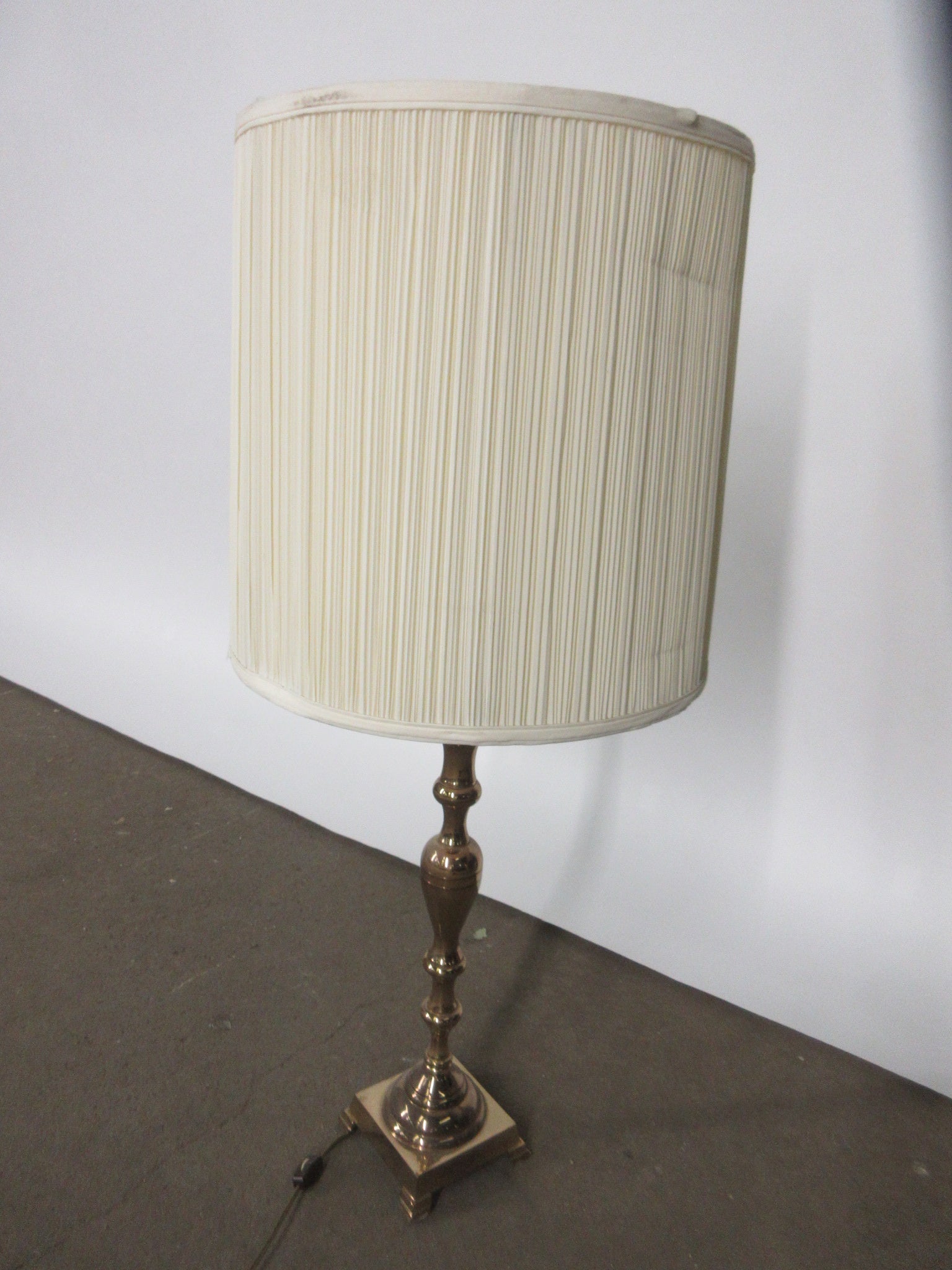 Brass Table Lamp with Shade