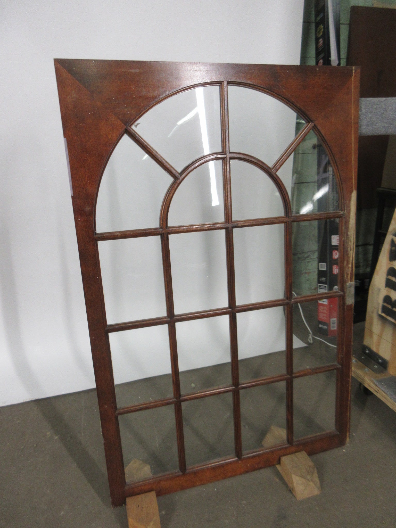 Wood Frame Arched Cabinet Door