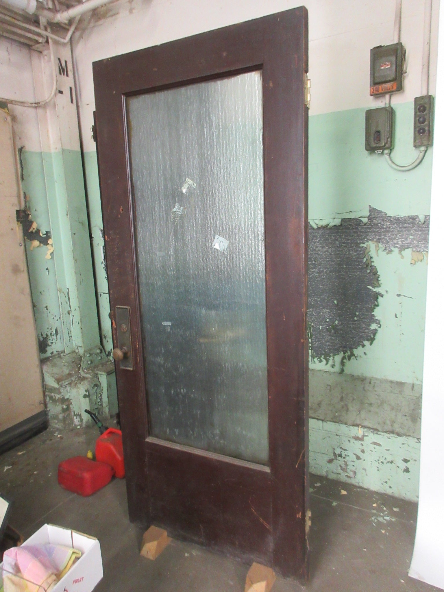 Full Privacy Glass Door