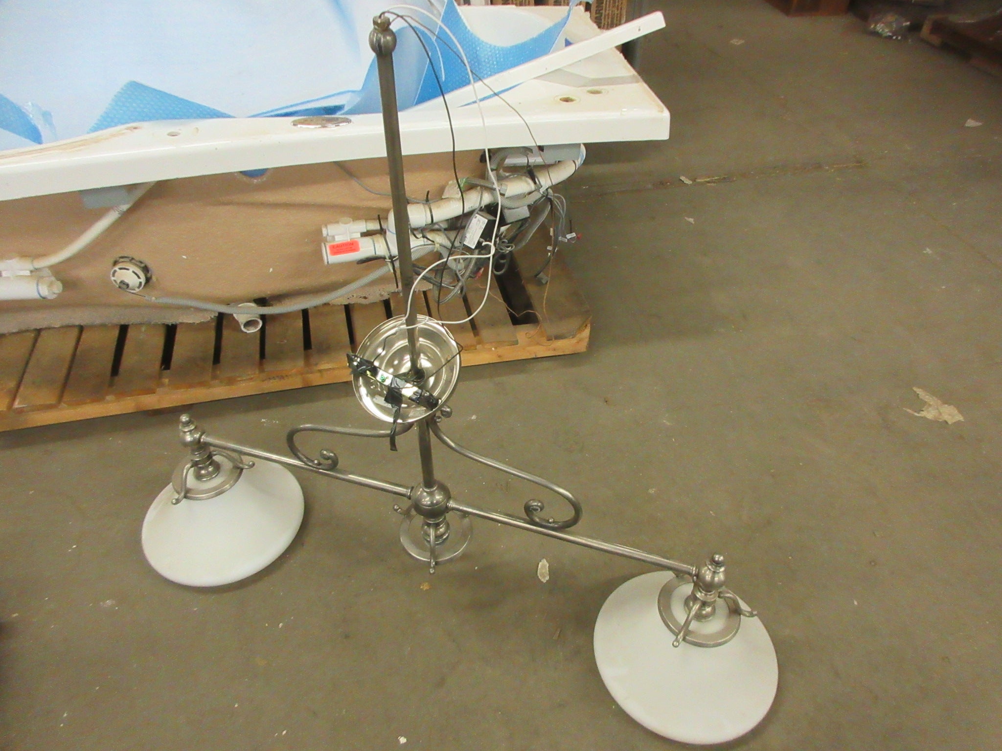 Ceiling Mount Two Light Bar Fixture