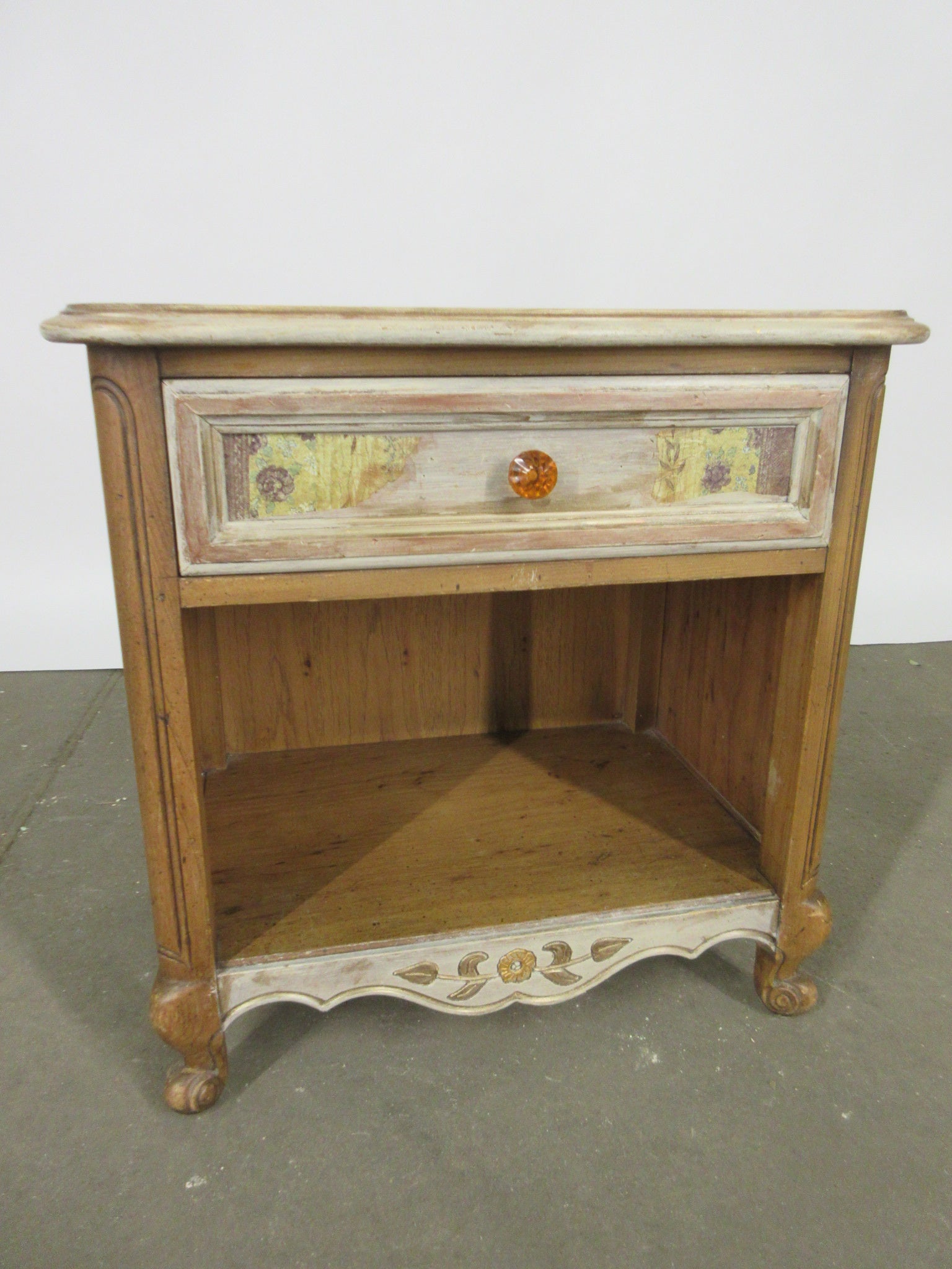 Decoupaged Side Table