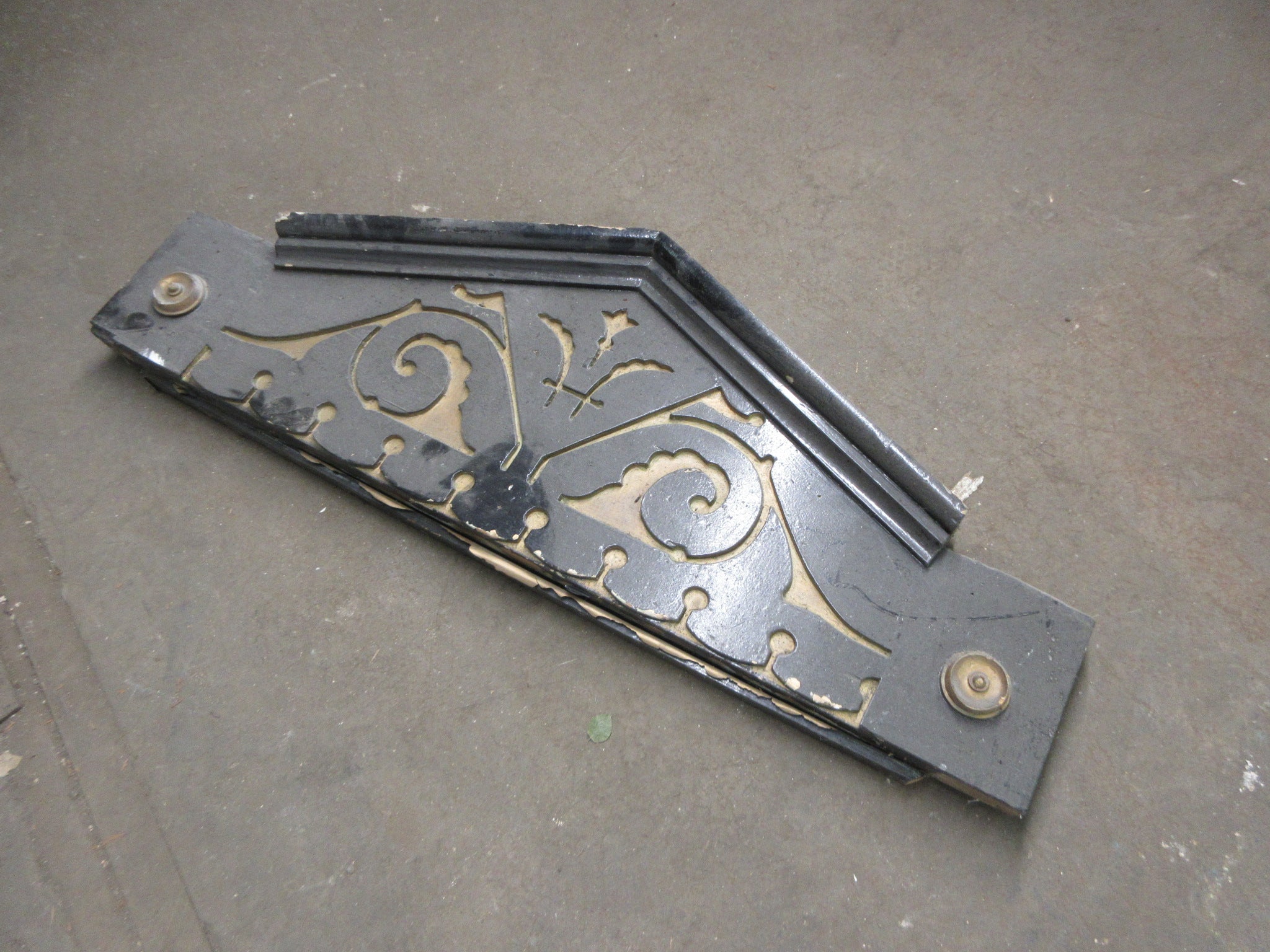 Wooden Transom Accent