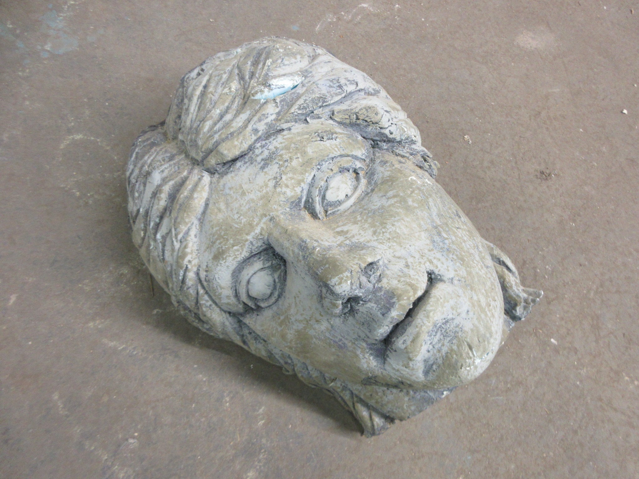 Fabricated Statue Head