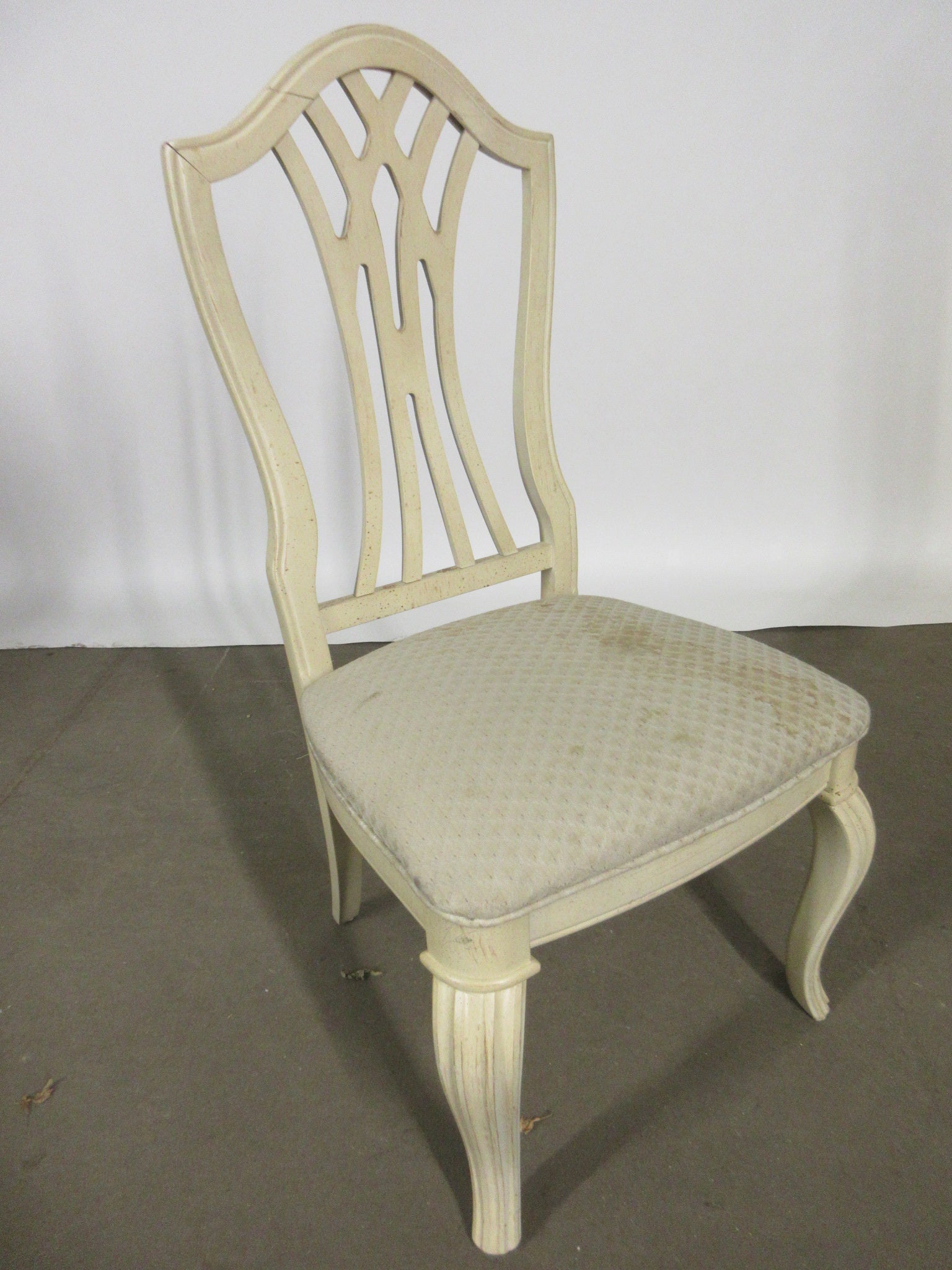 Splatback Upholstered Seat Dining Chair