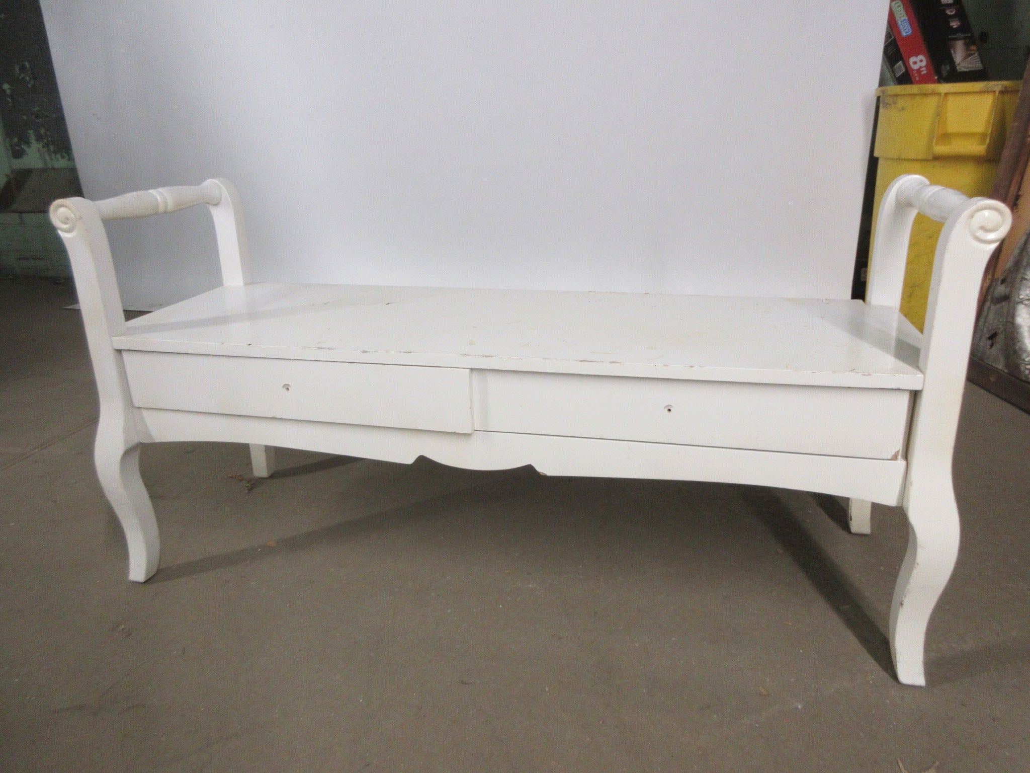 Entryway Bench with Two Drawers