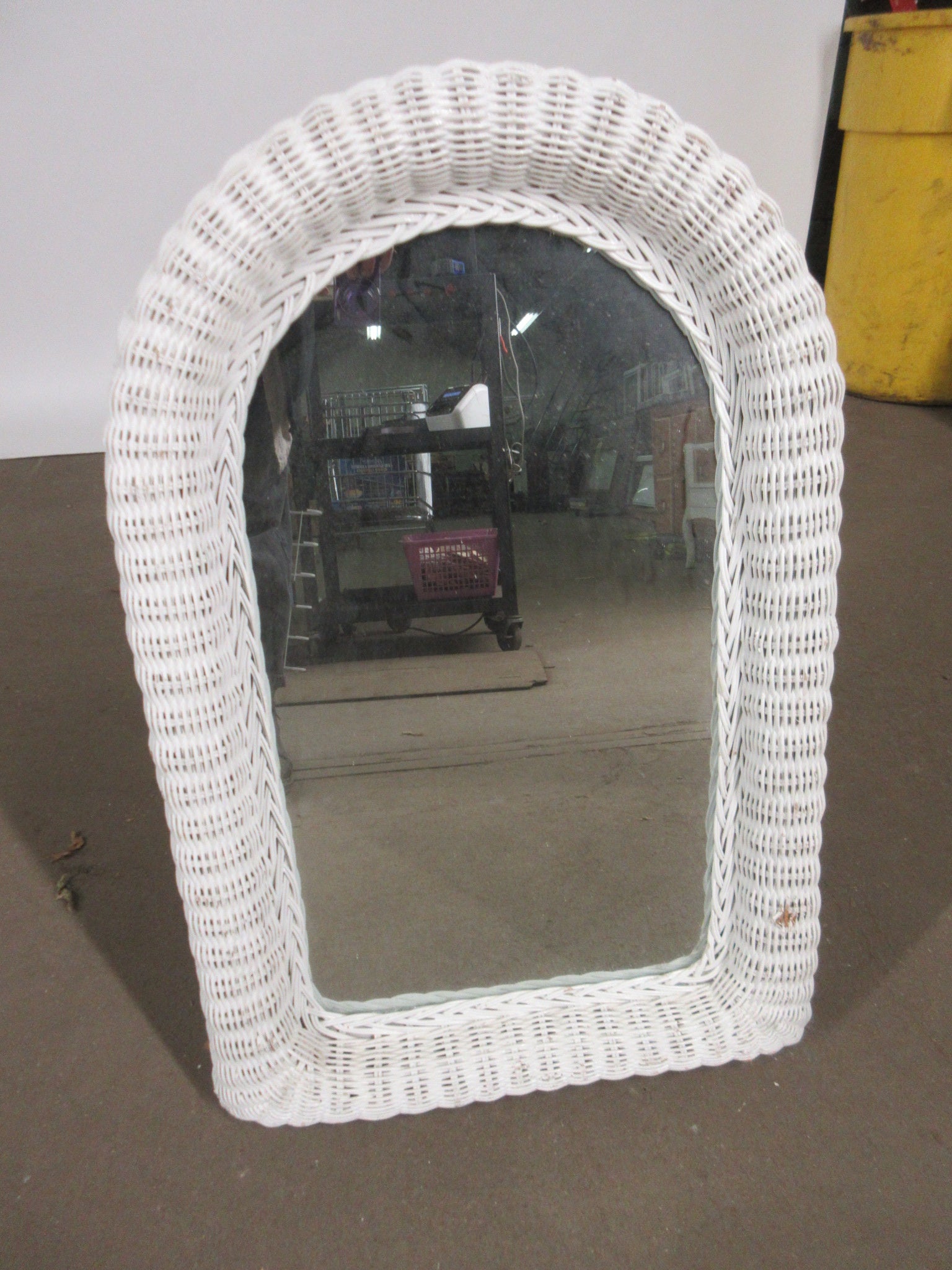 Wicker Wall Mirror