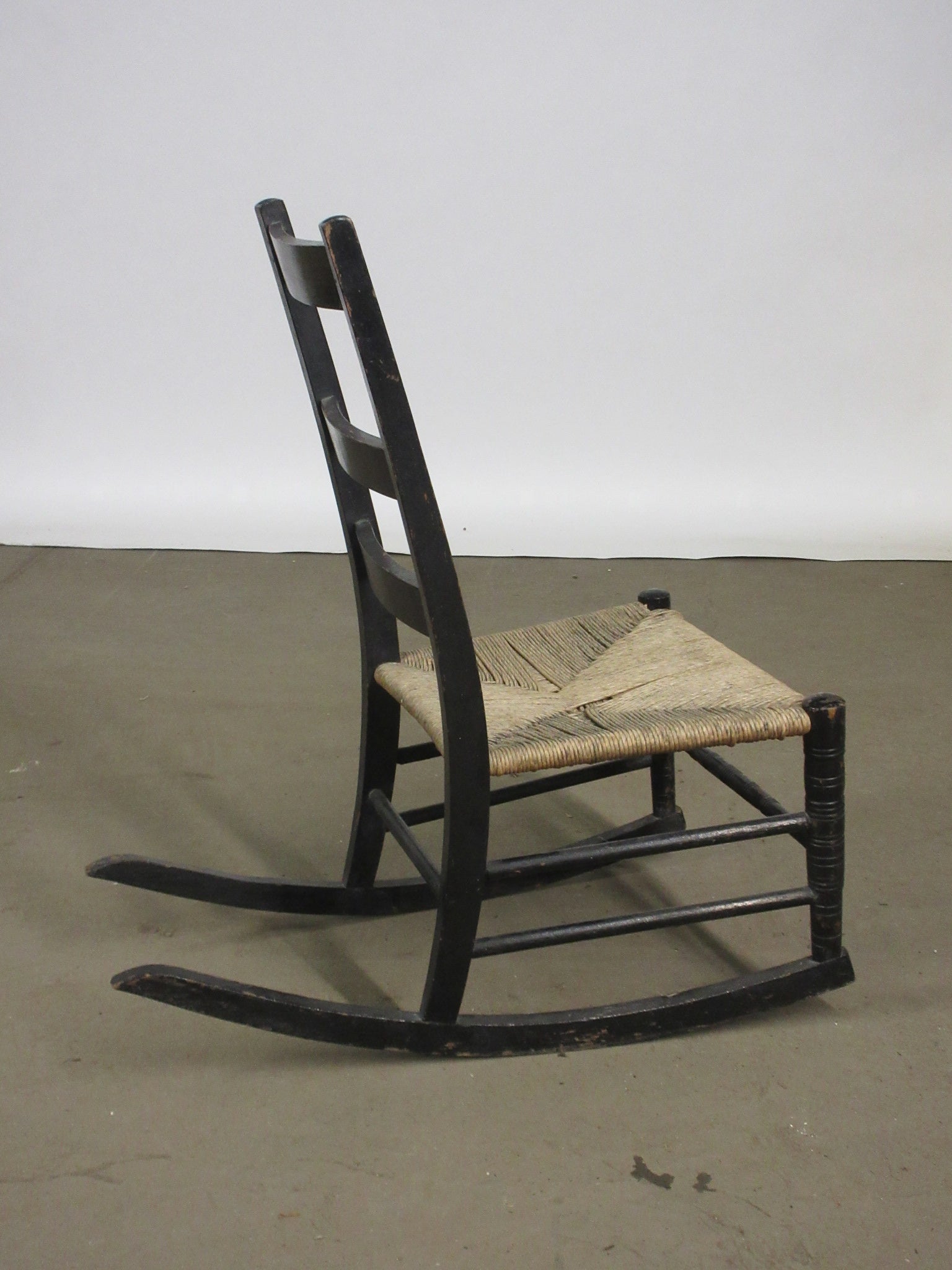 Thatch Seat Rocker Chair