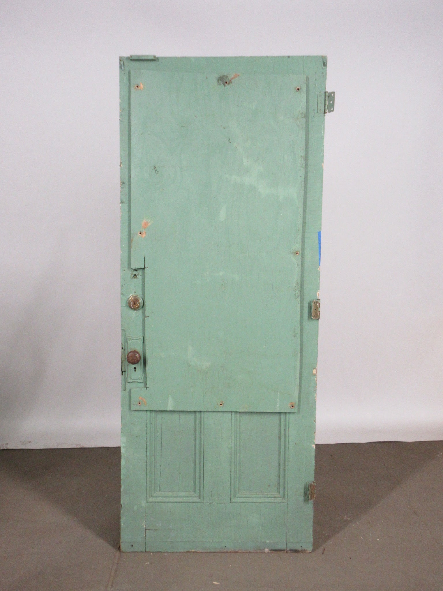 Two Arched Lite Paneled Door