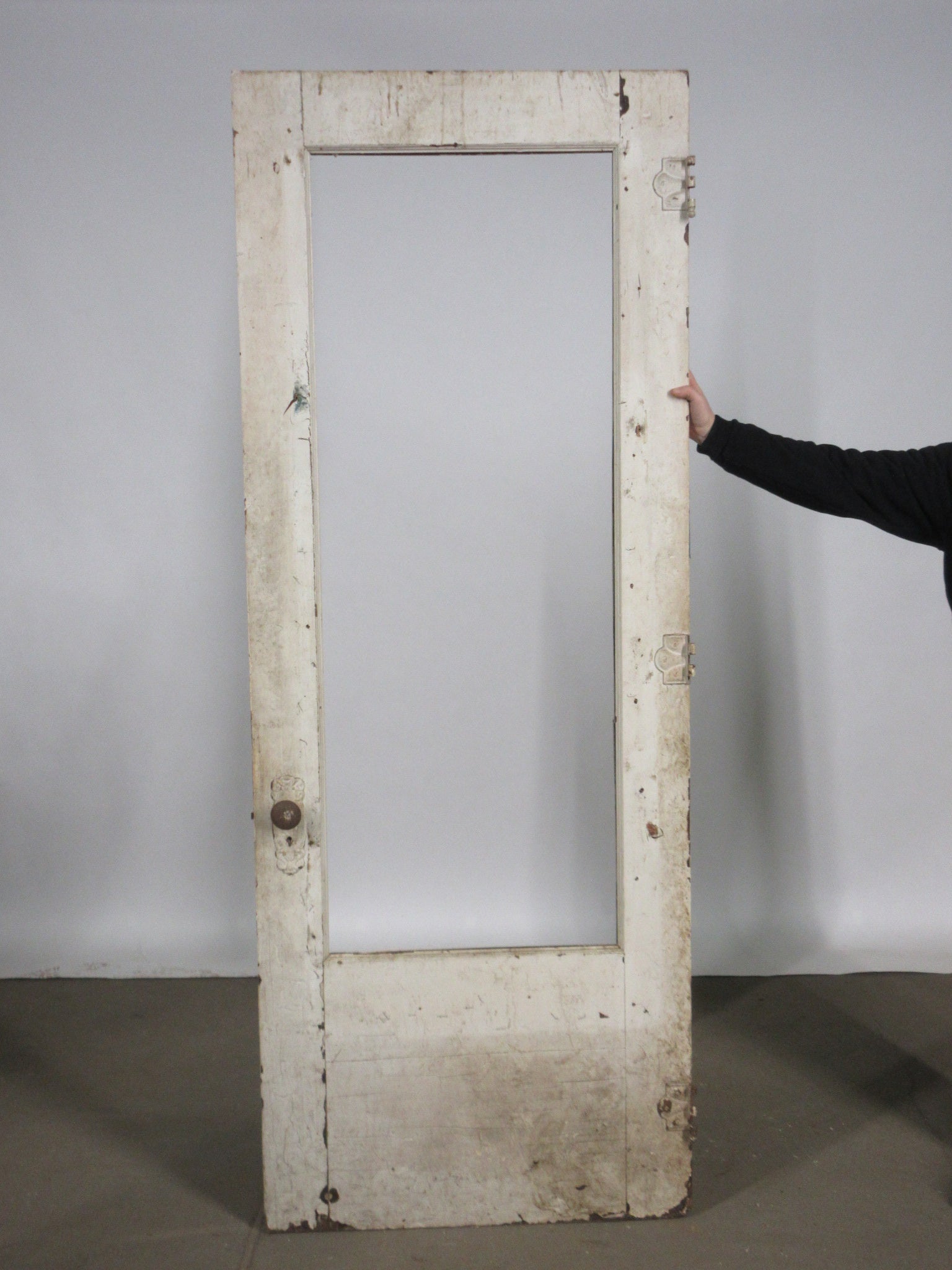 Wood Entry Door Full Glass Frame