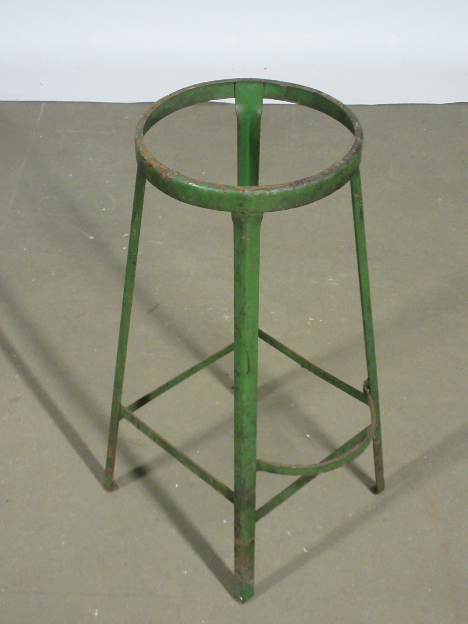 Green Metal Stool Frame