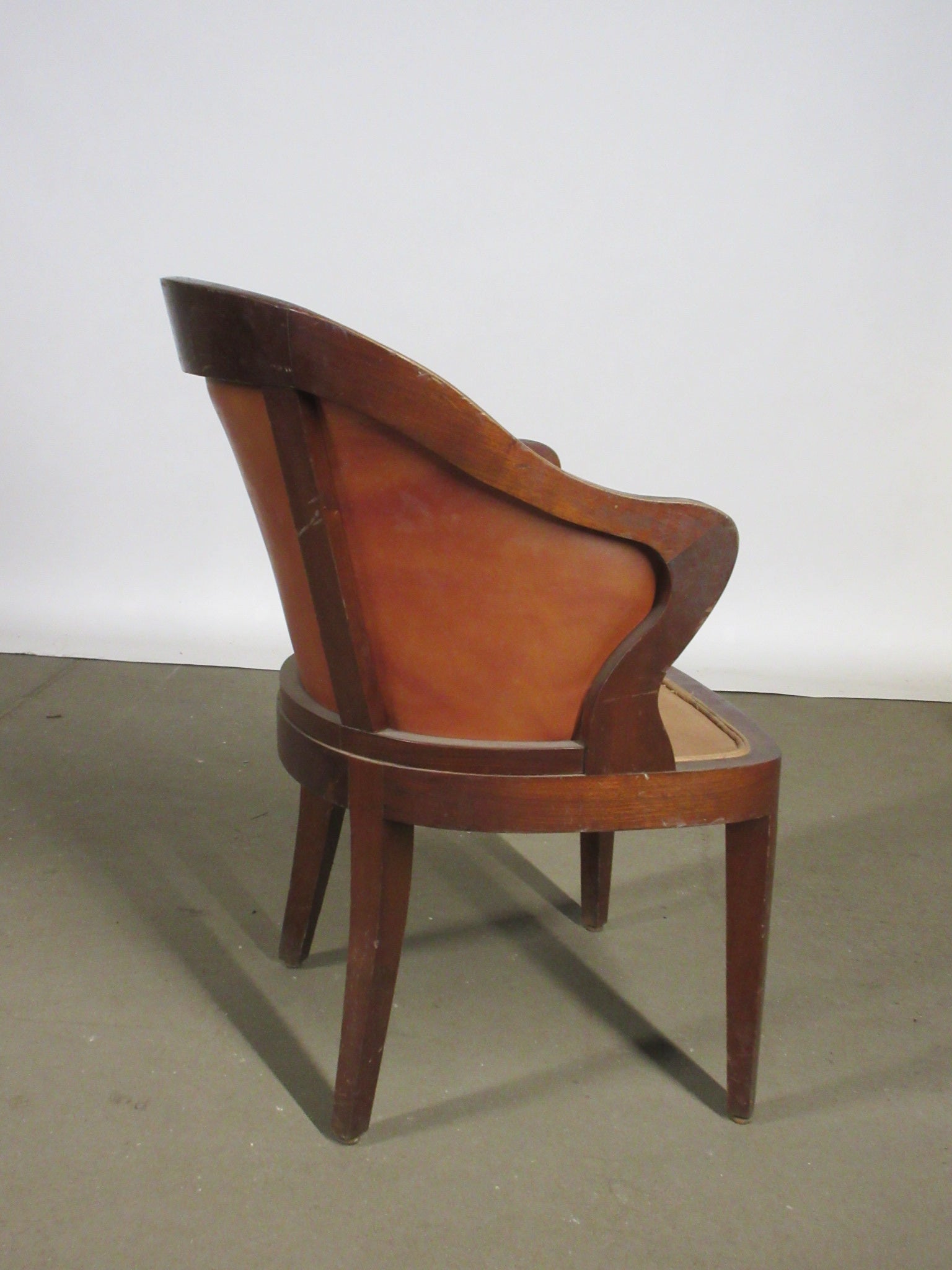Vintage Nail Head Trim Armchair