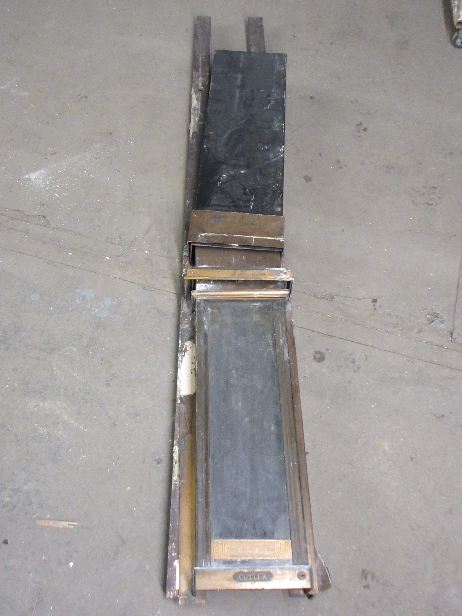 Antique Brass Cutler Mail Chute