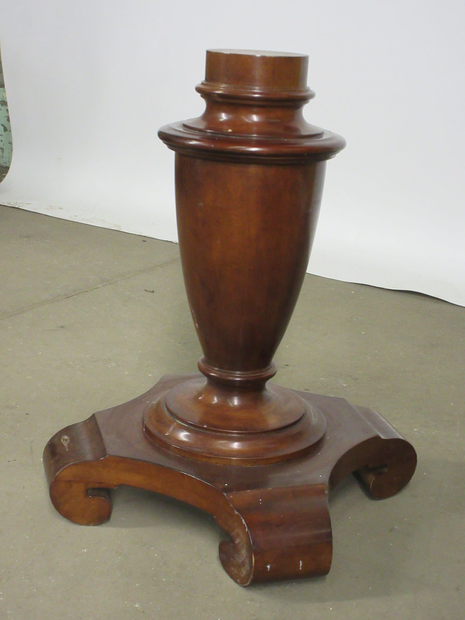 Oak Pedestal Table Base
