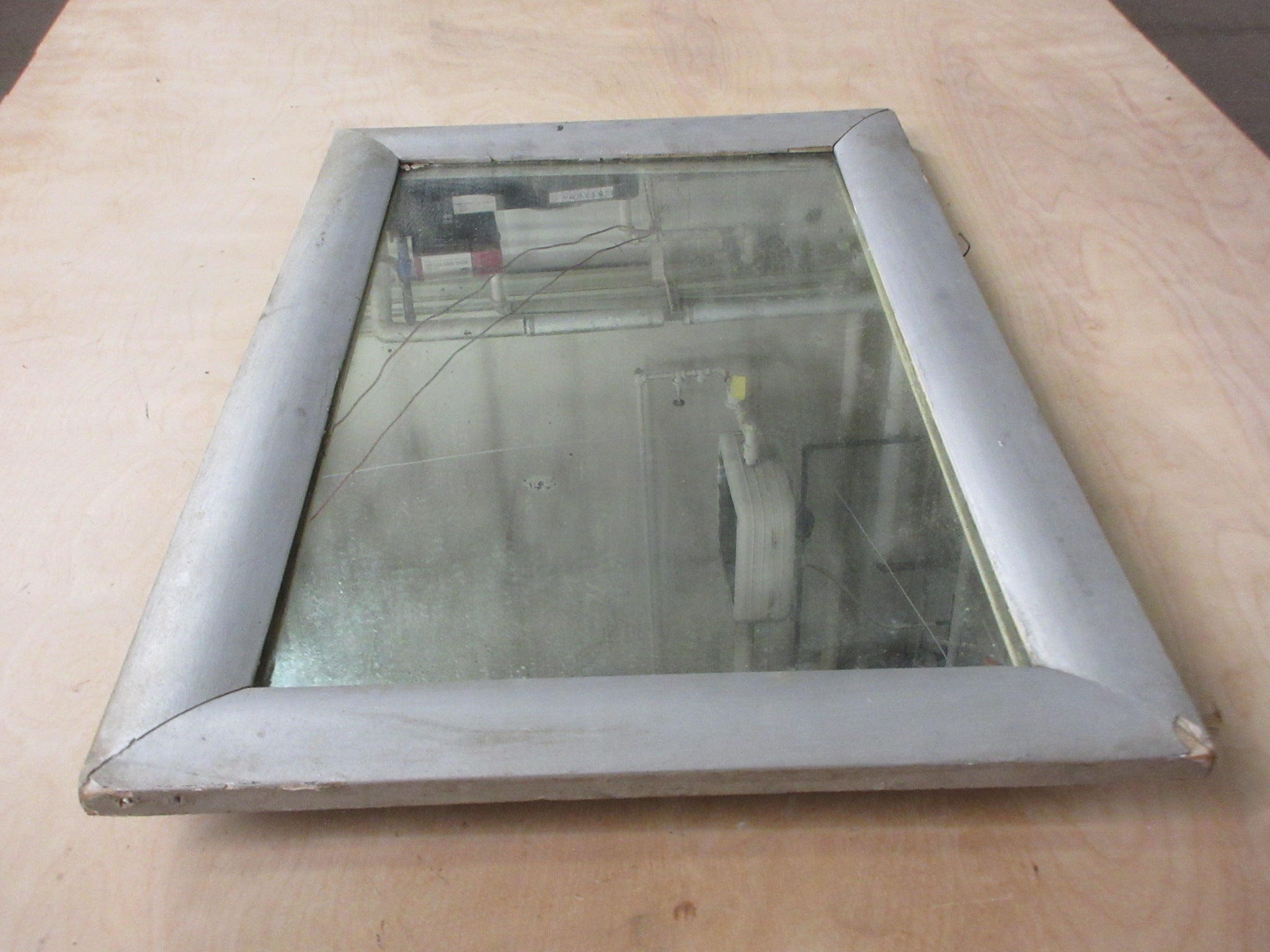Silver Frame Wall Mirror