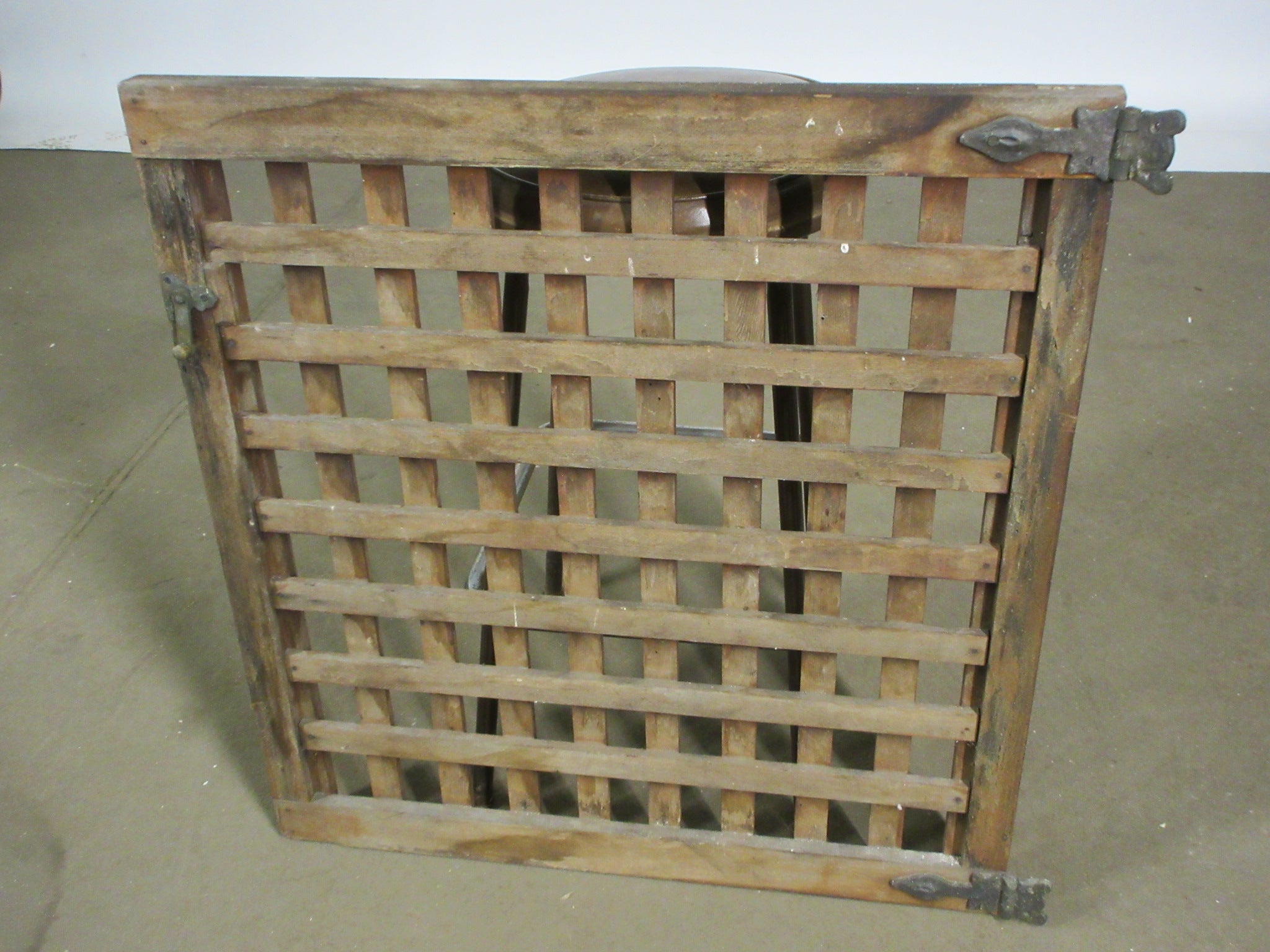 Redwood Gate with Bronze Hardware