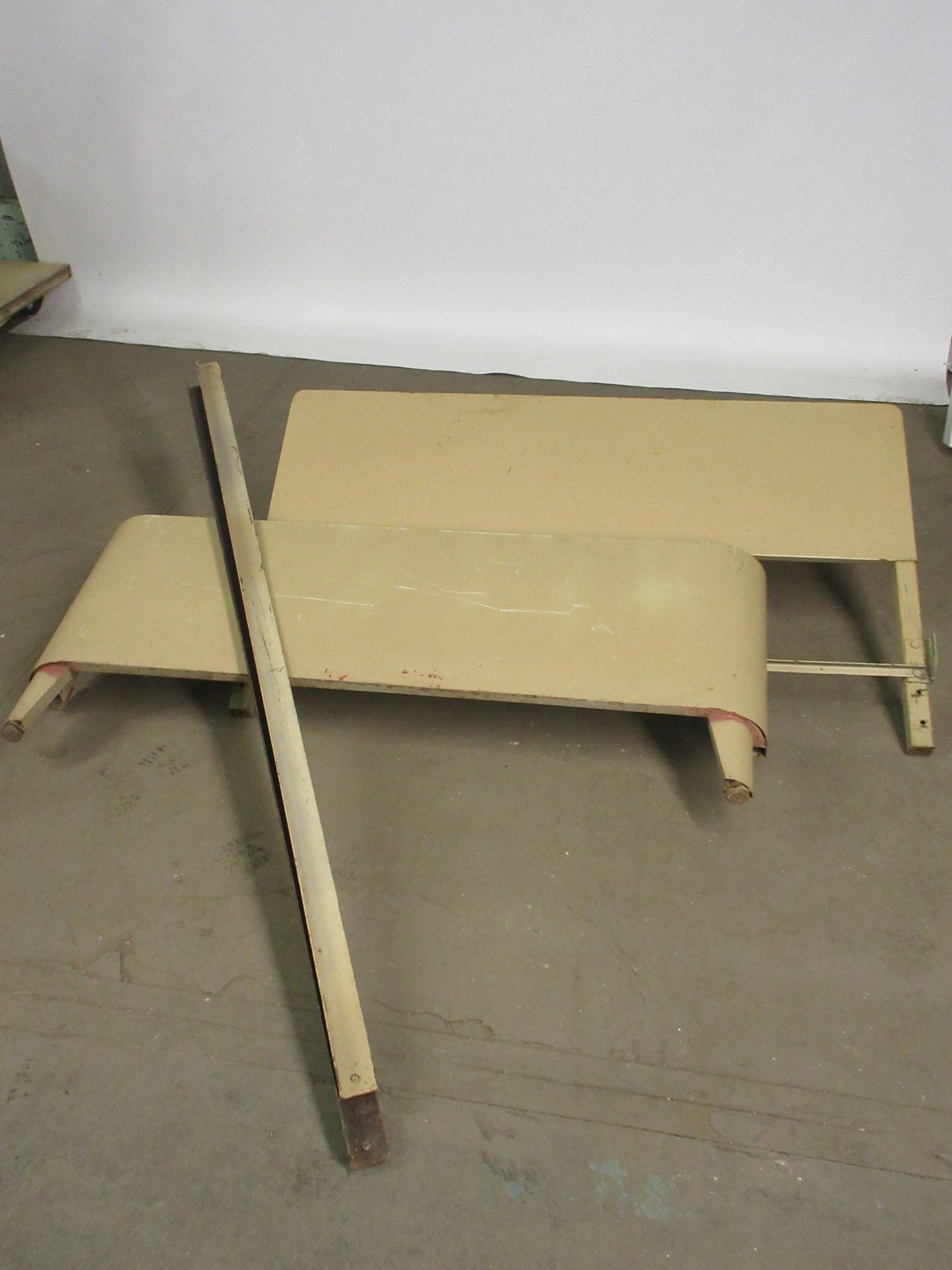 Vintage Metal Norman Bel Geddes for Simmons Full Bed Frame