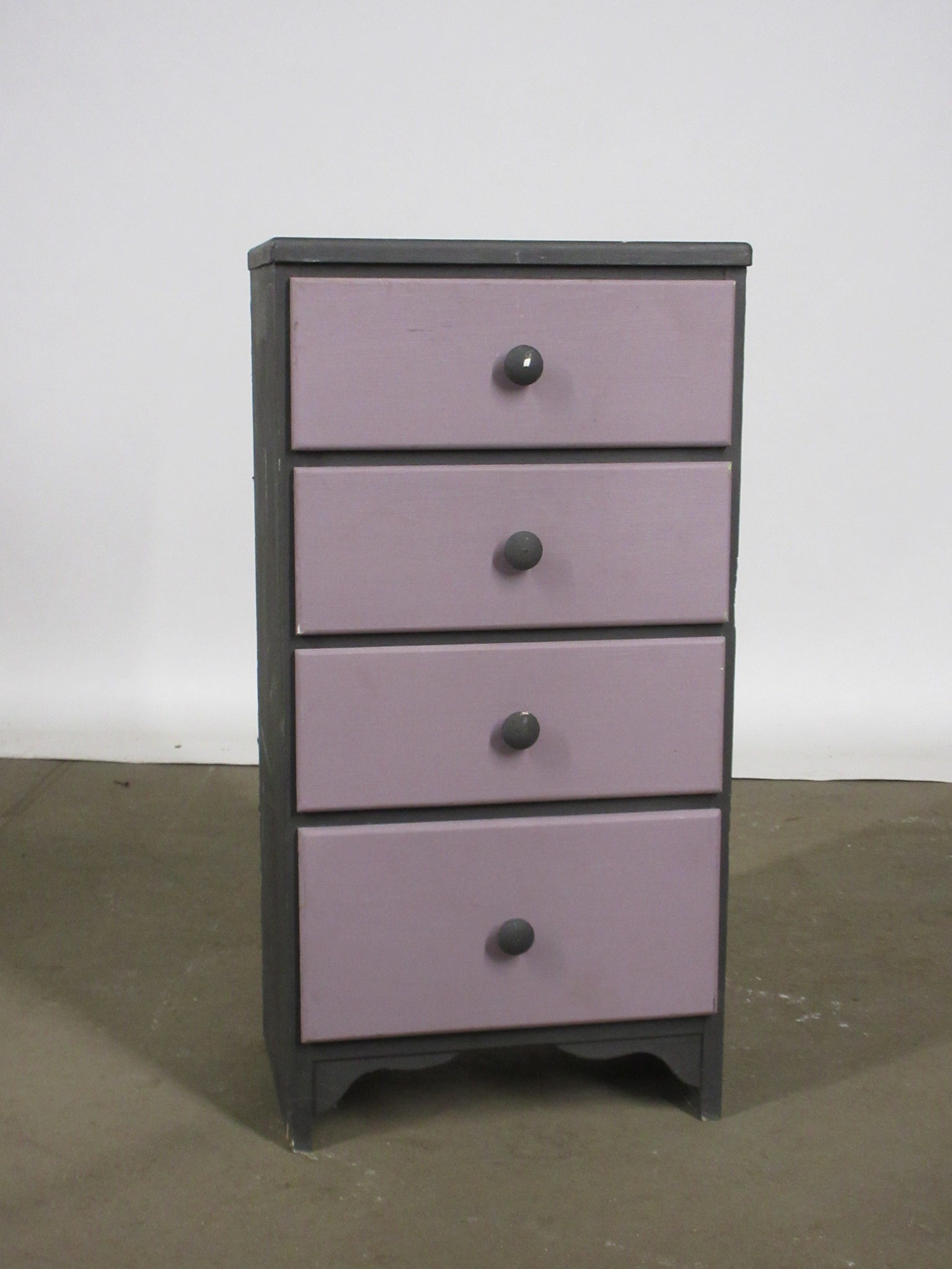 Four Drawer Painted Night Stand