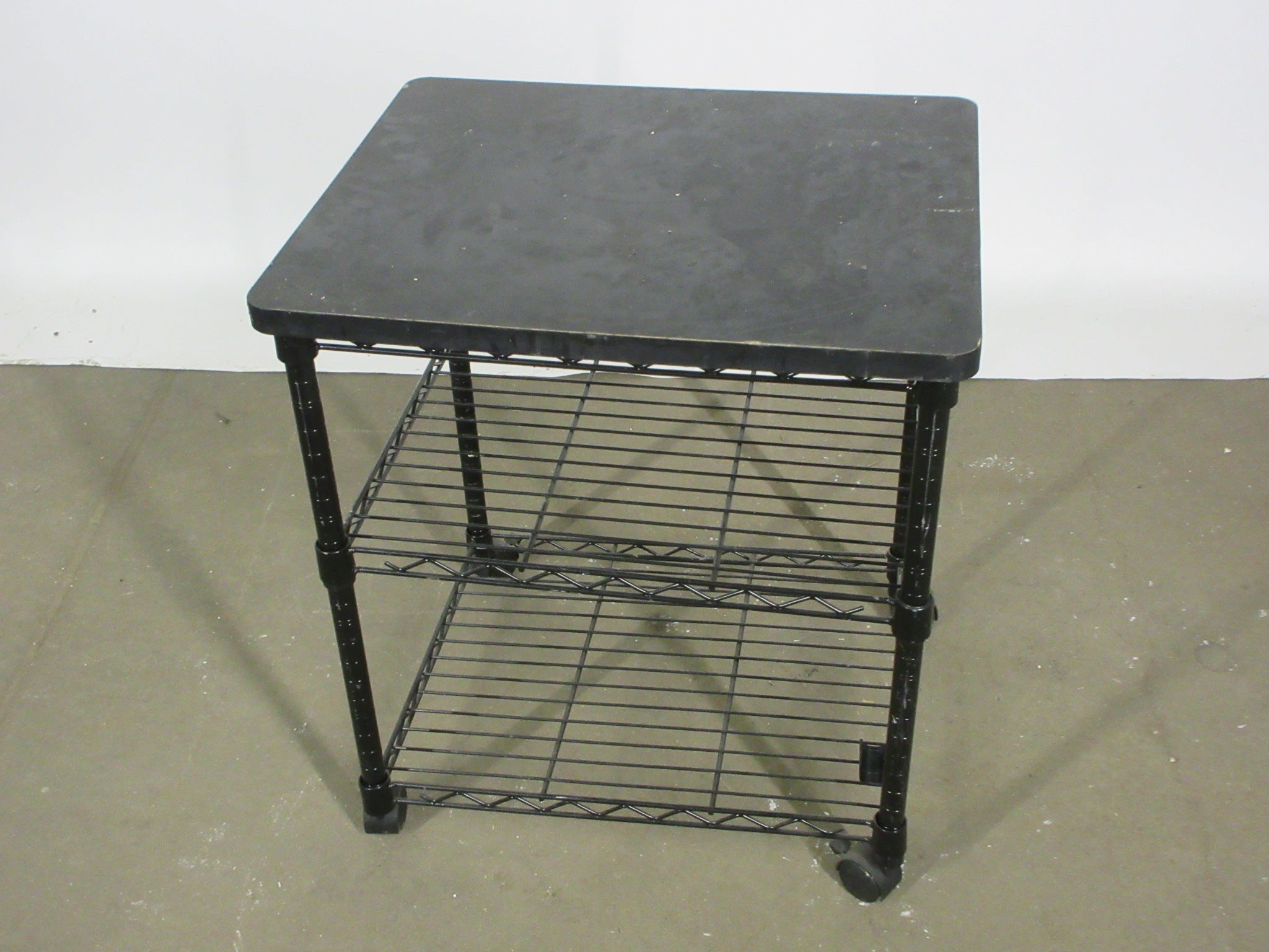 Shelved Table Cart on Casters