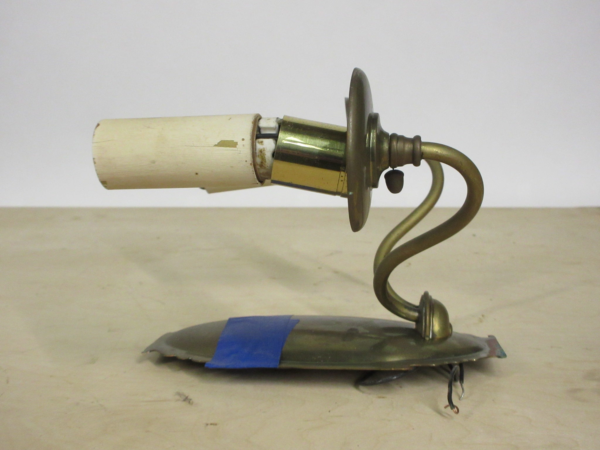 Wall Mount Brass Two Light Sconce